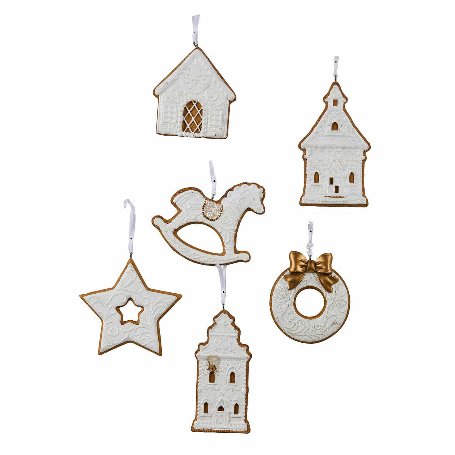 Set di 6 decorazioni da appendere Roéline
