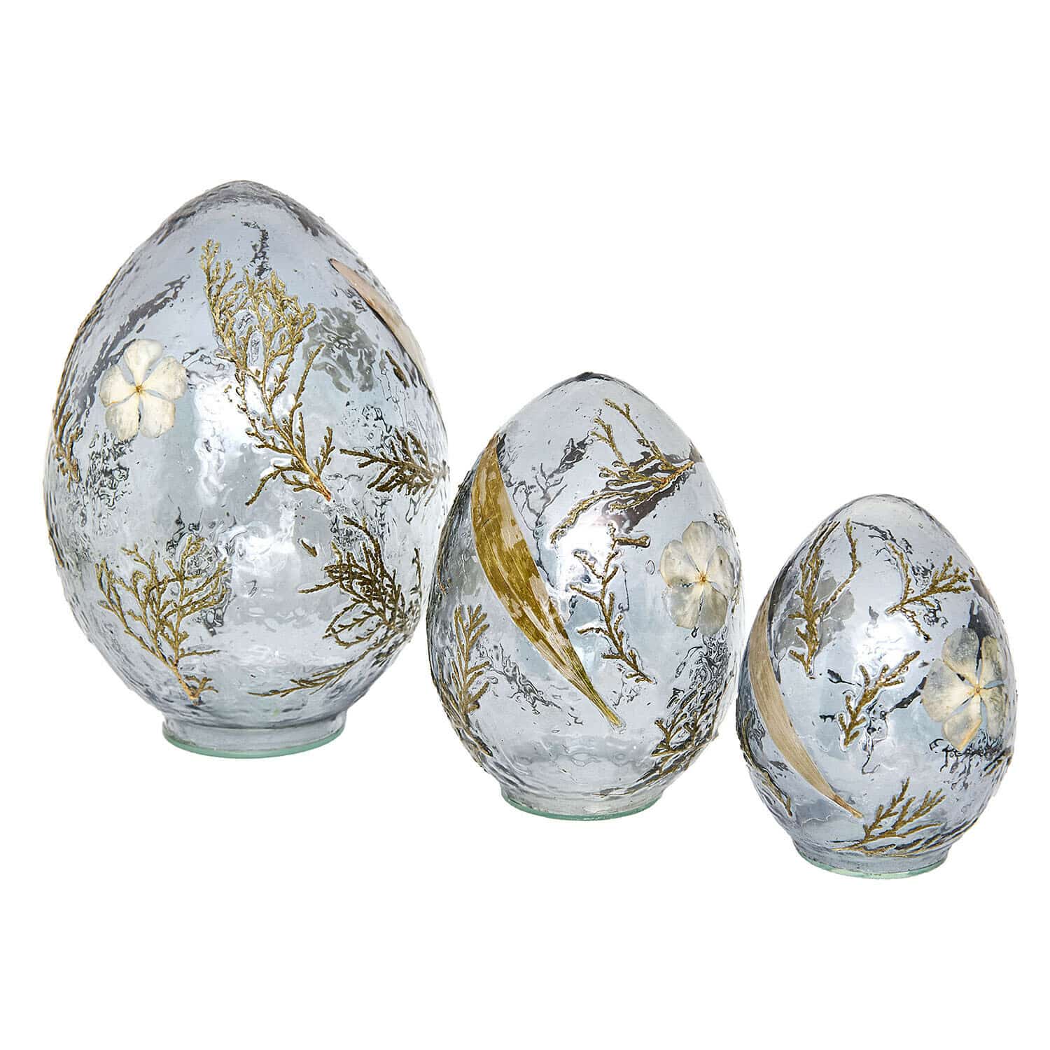 Set di 3 uova decorative Lunavelle
