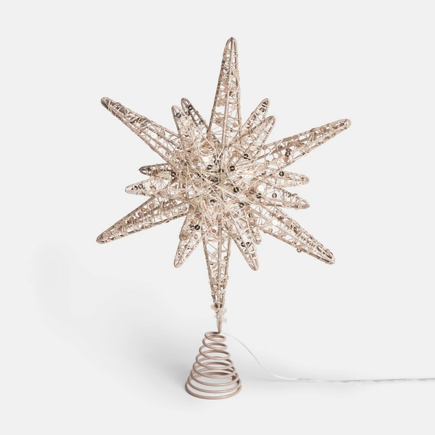 Puntale per albero di Natale a LED Aurellith