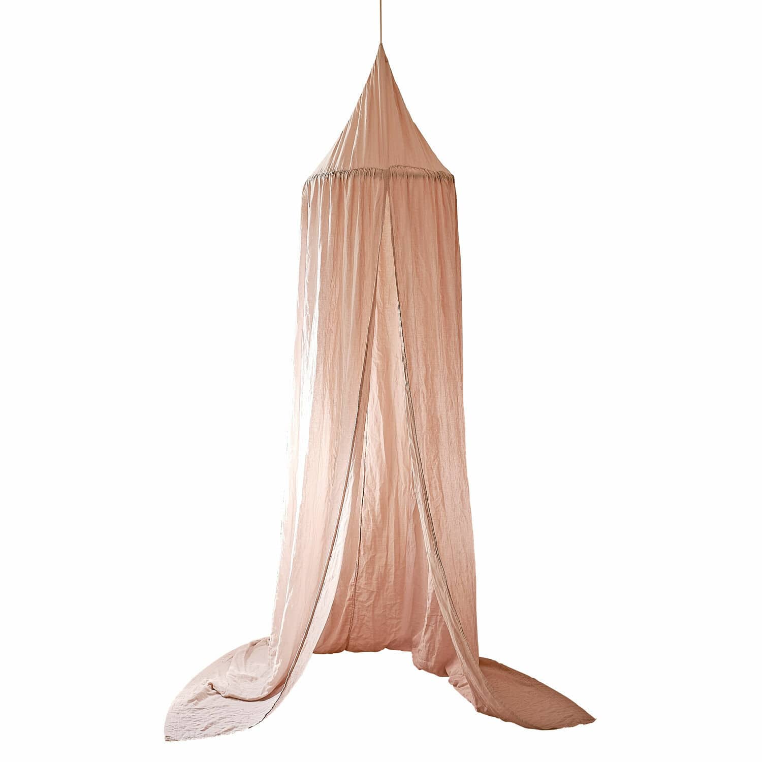 Baldacchino per letto Lisonne Baldacchino rosa in tessuto morbido da appendere, decorazione per cameretta o camera da letto