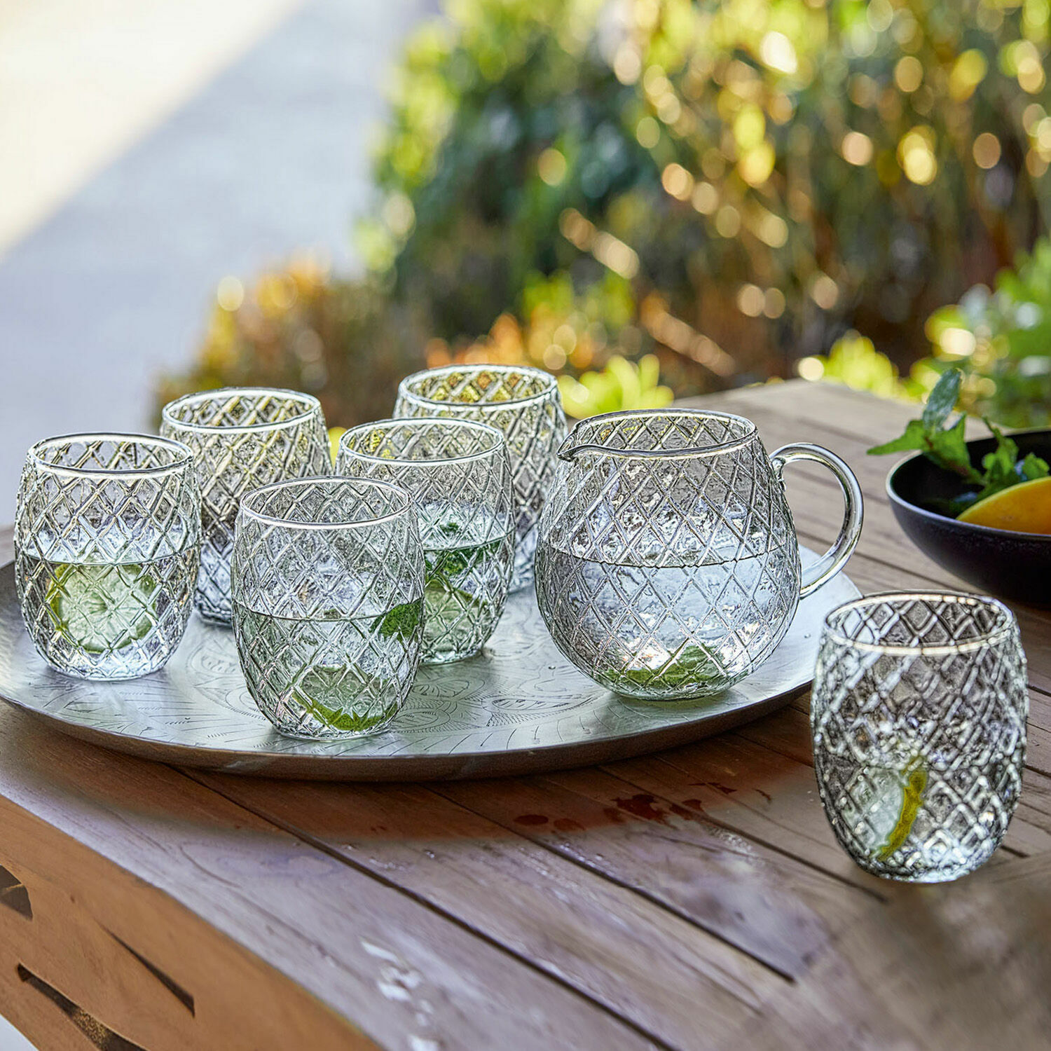 Set di 6 bicchieri Corrofin