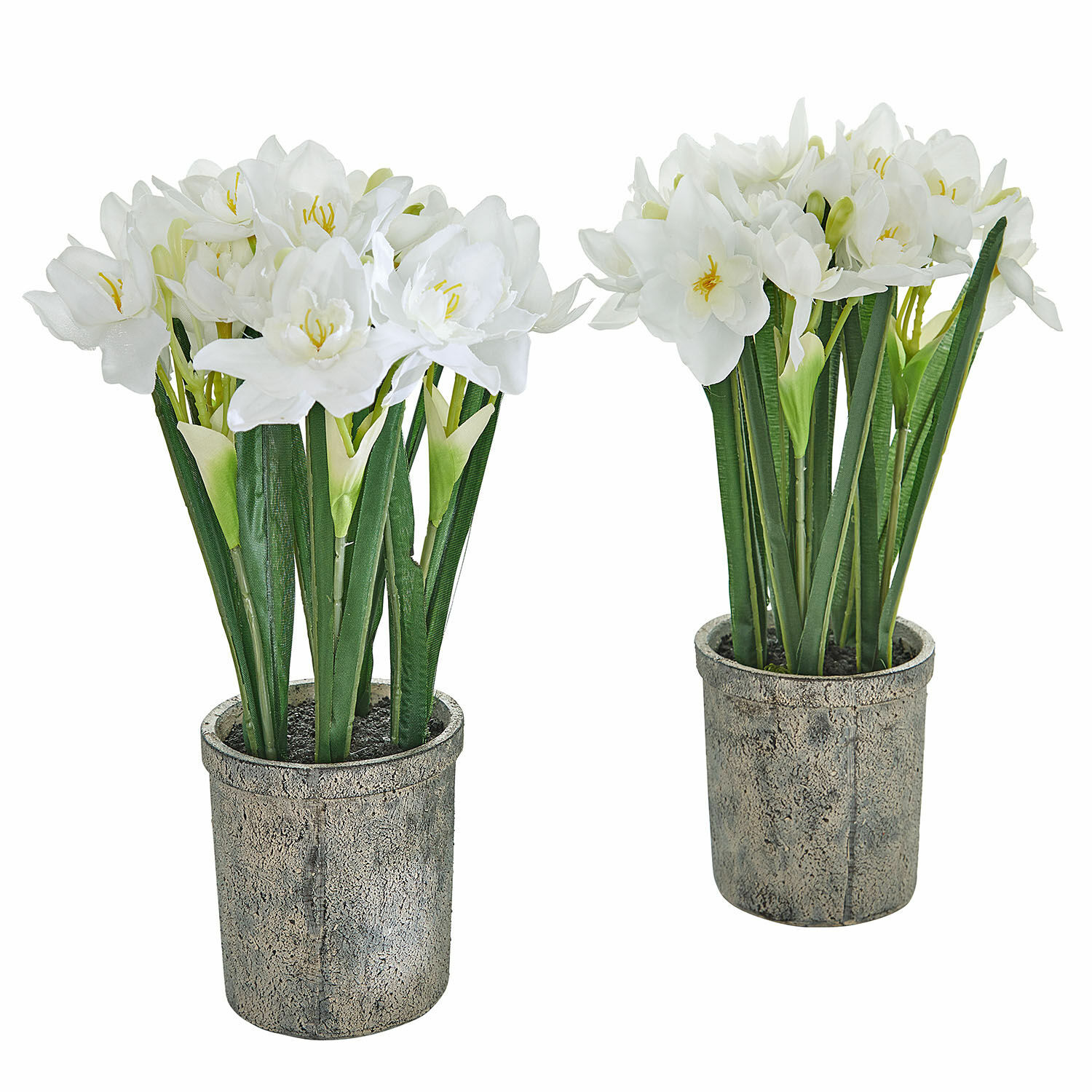 Coppia di fiori decorativi Soralen