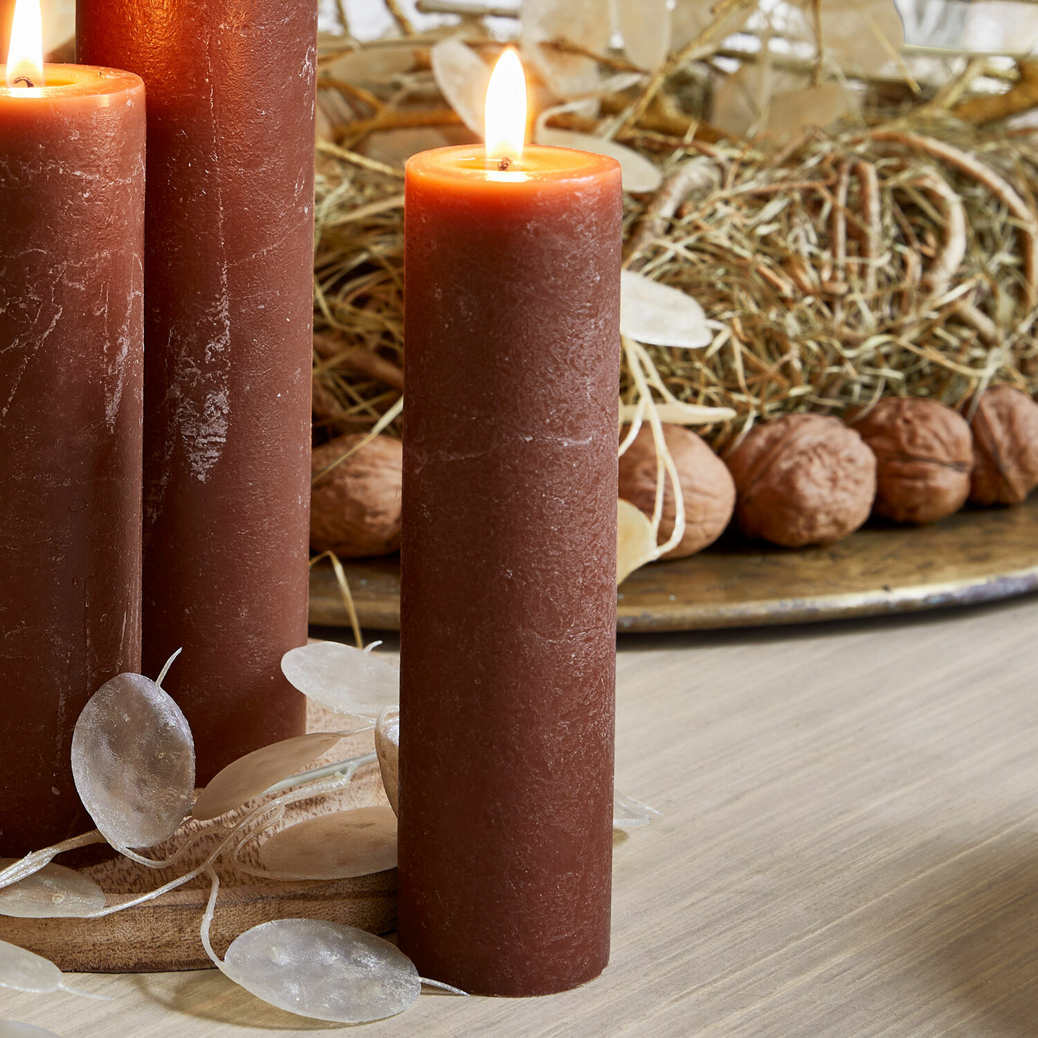 Set di 4 candele Avinal