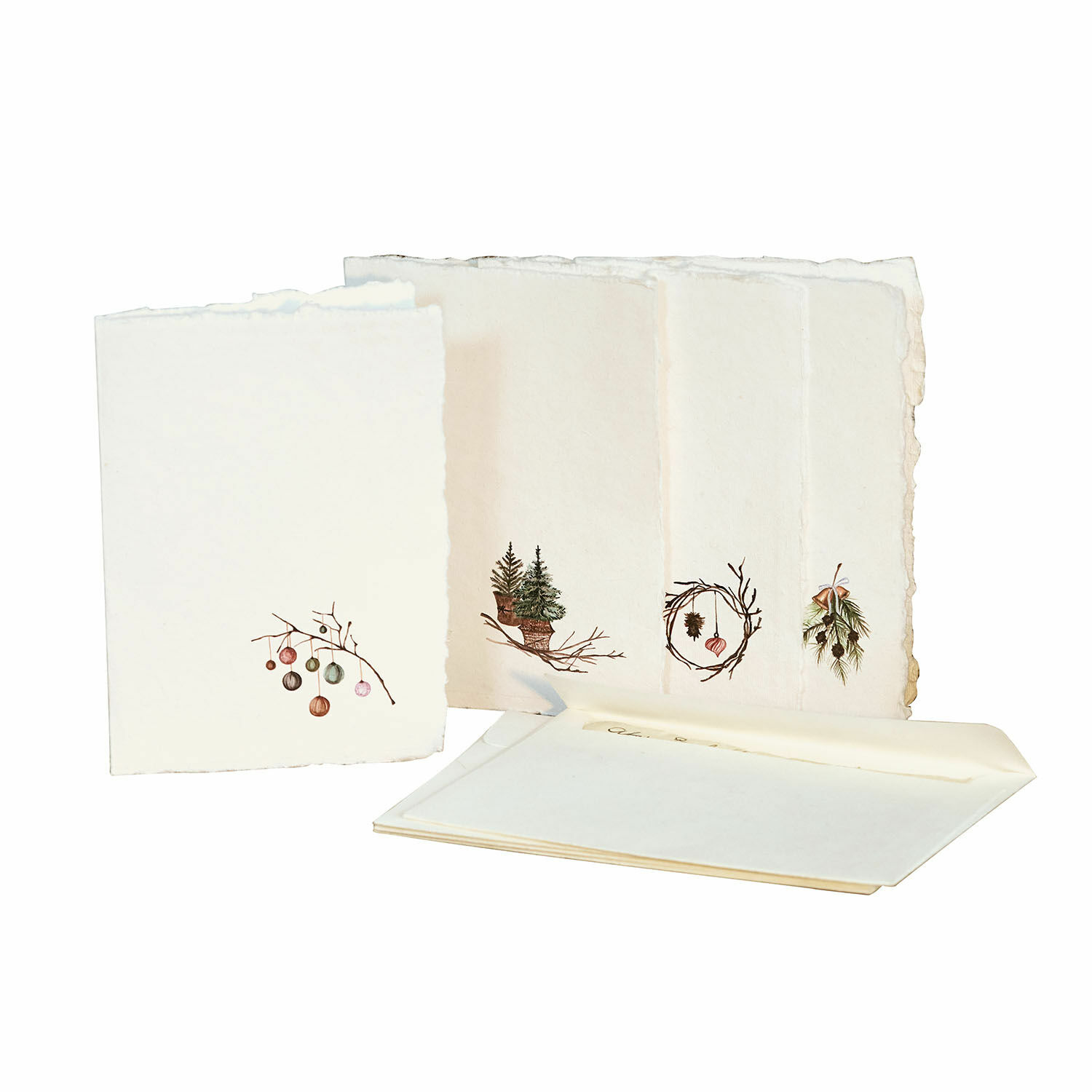 Set di 4 biglietti di auguri Velorine