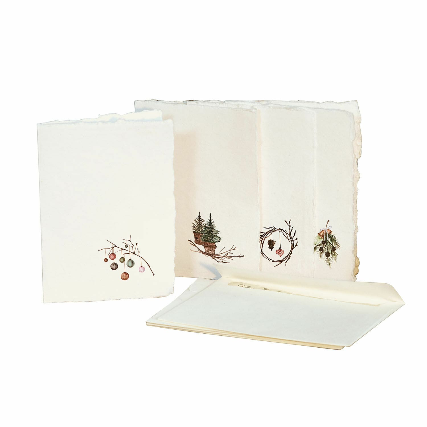 Set di 4 biglietti di auguri Velorine