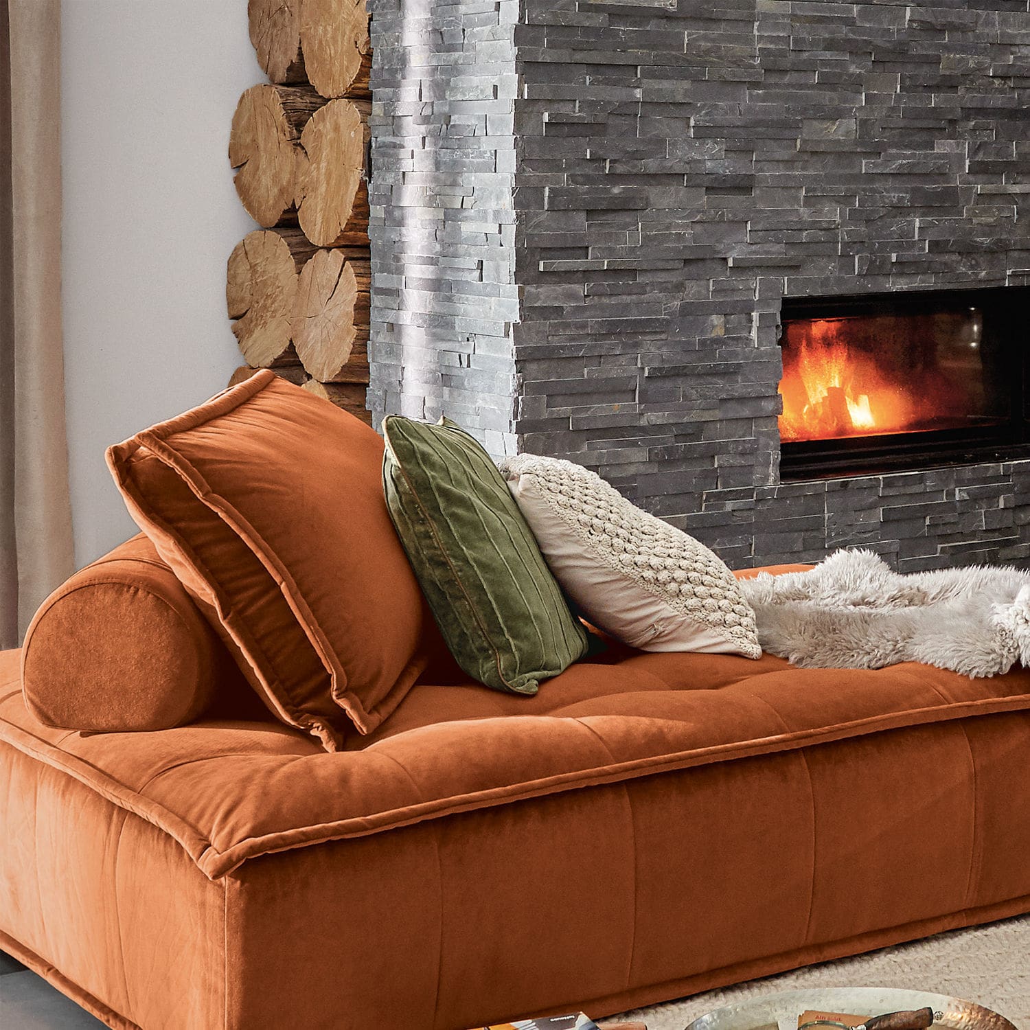 Set di 3 copricuscini Maratha