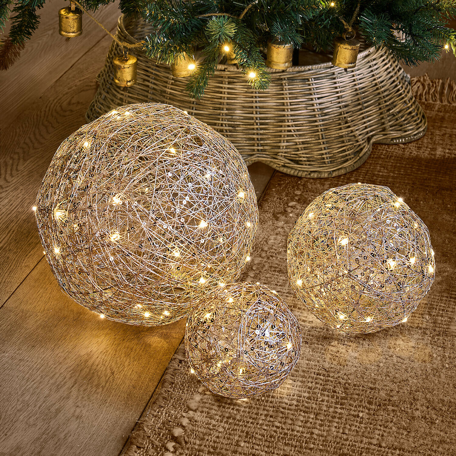 Set di 3 sfere a LED Casaglam