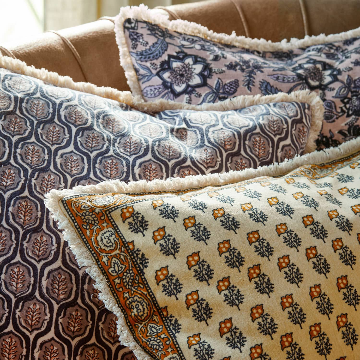 Set di 3 copricuscini Zandora