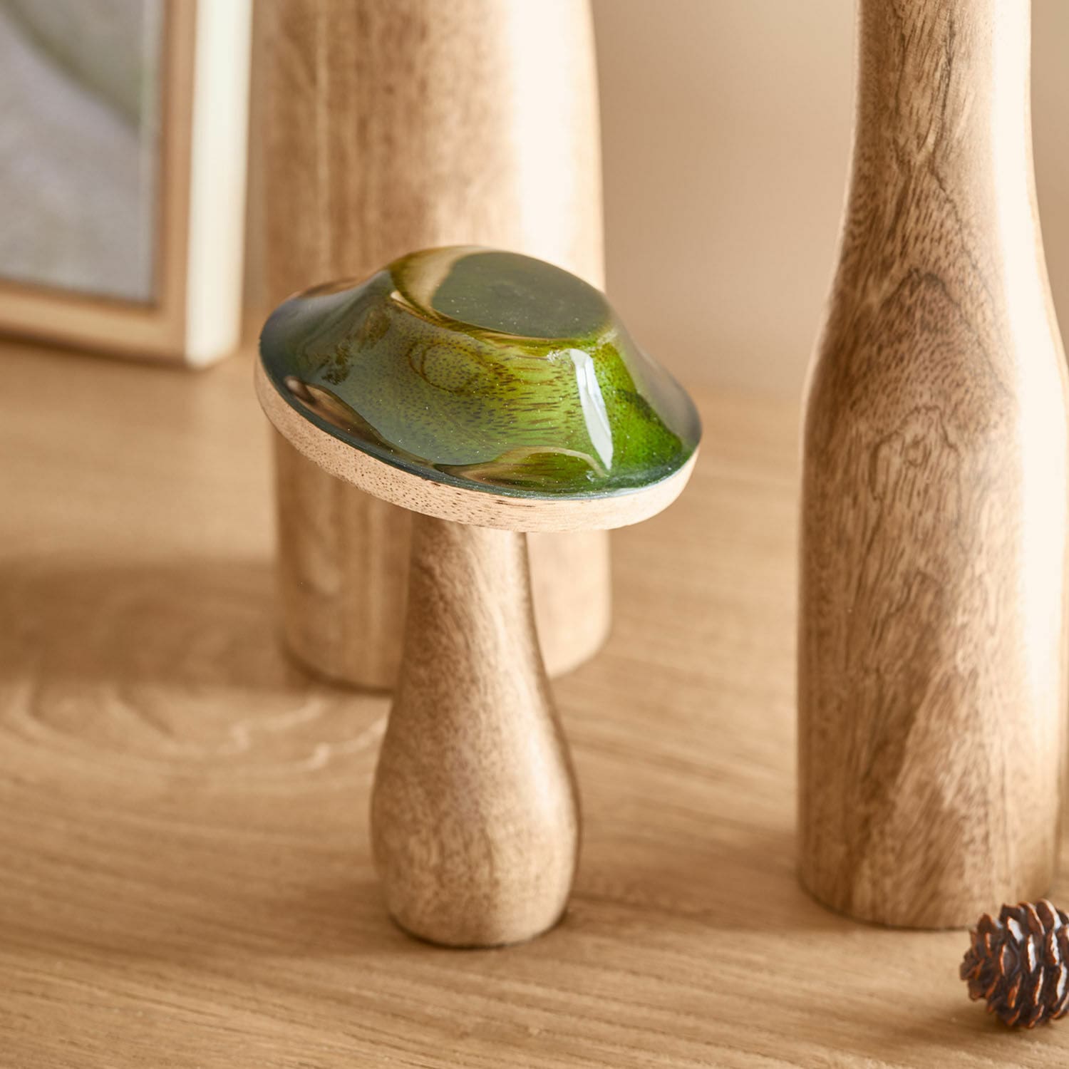 Set di 3 funghi decorativi Kivalor