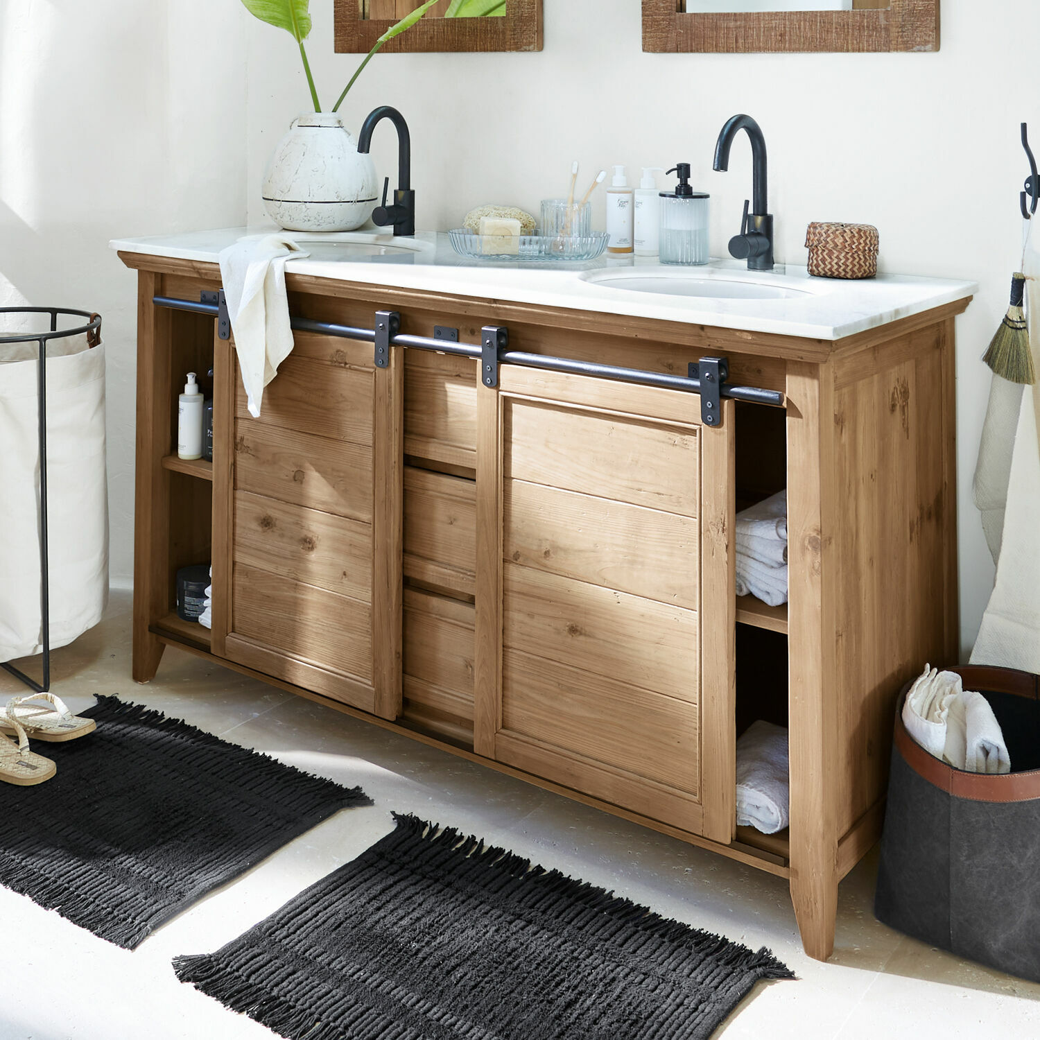 Mobile con doppio lavabo Montcourt