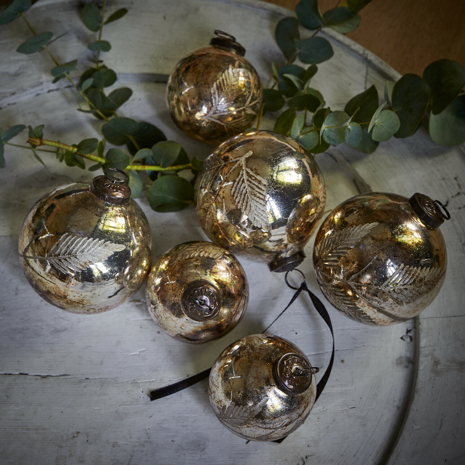 Set di 6 decorazioni natalizie Tristan