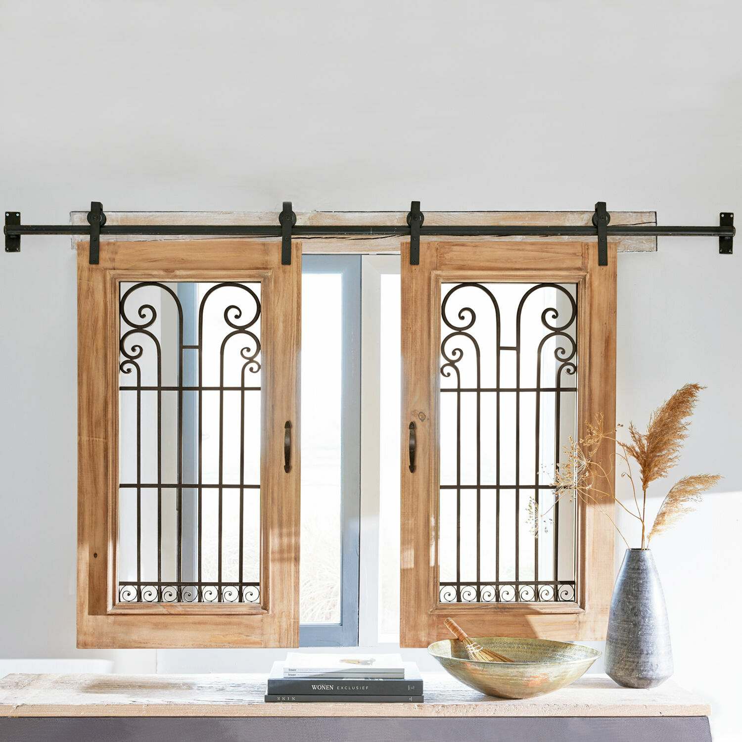 Porta scorrevole a doppia anta Seaview