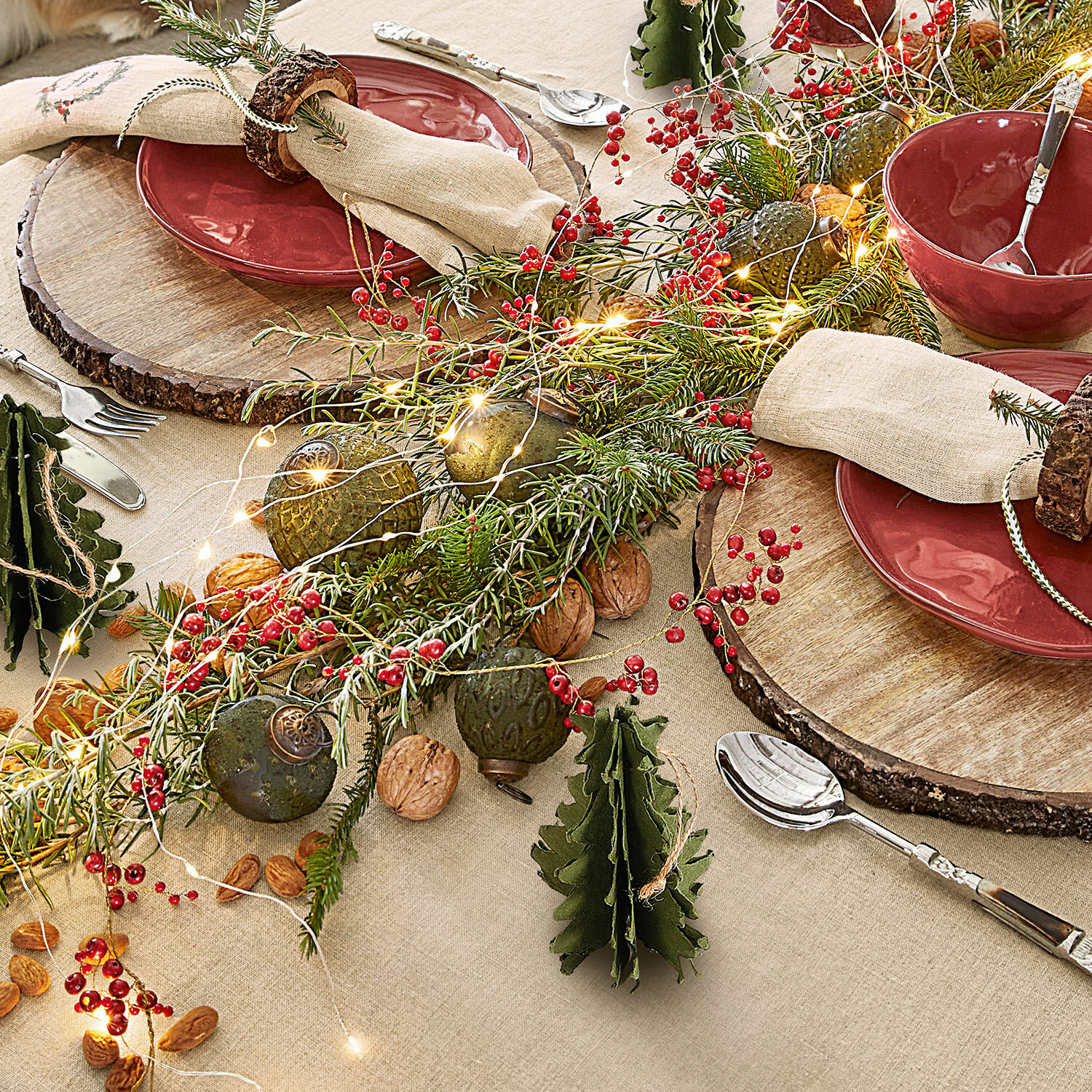 Set di 6 decorazioni natalizie Lento