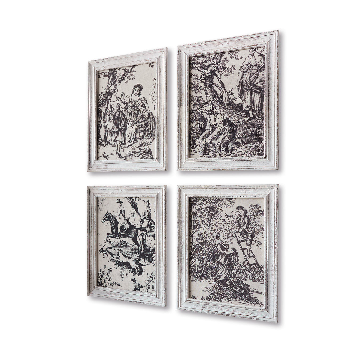 Set di 4 quadretti Abetone