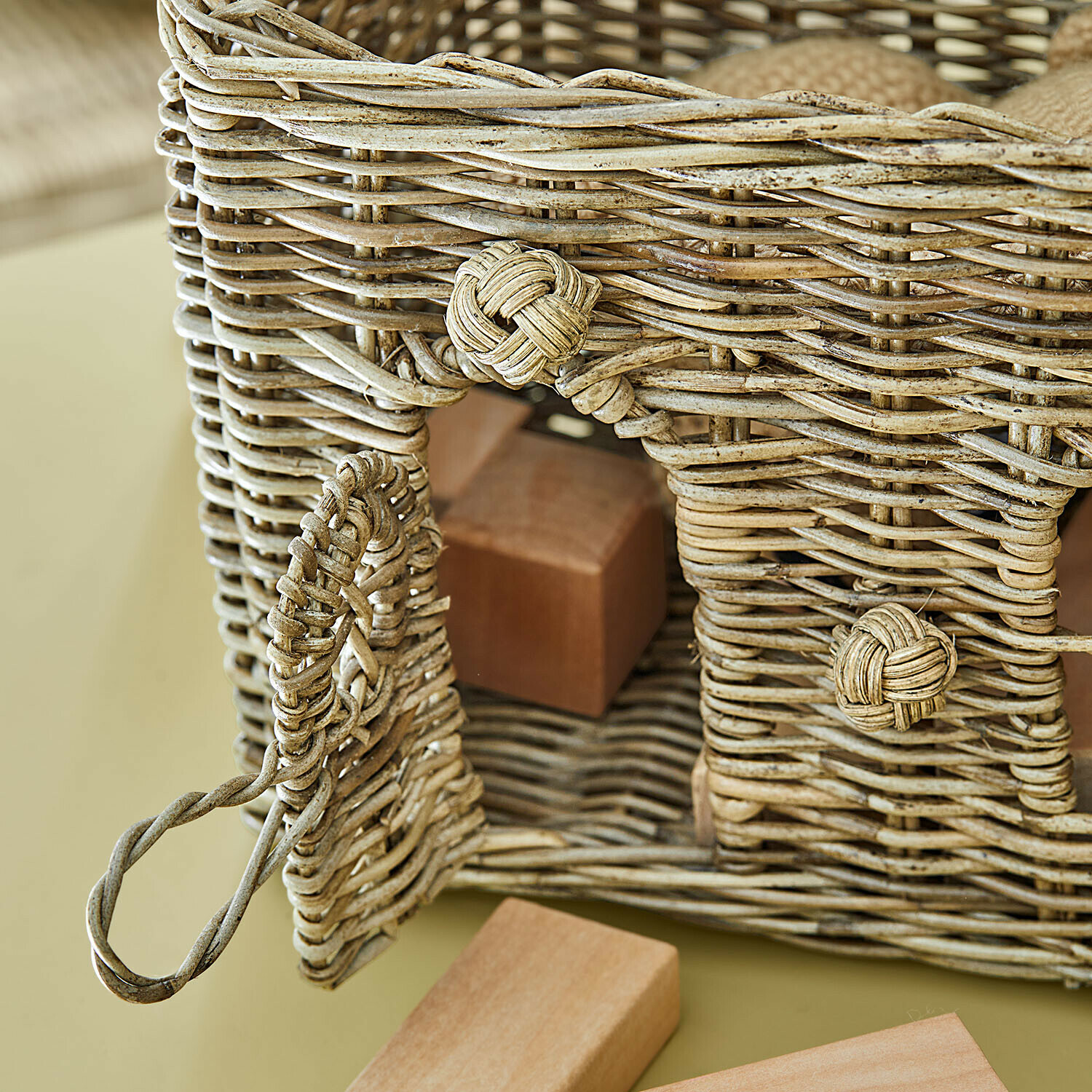 Casetta in rattan Fintello