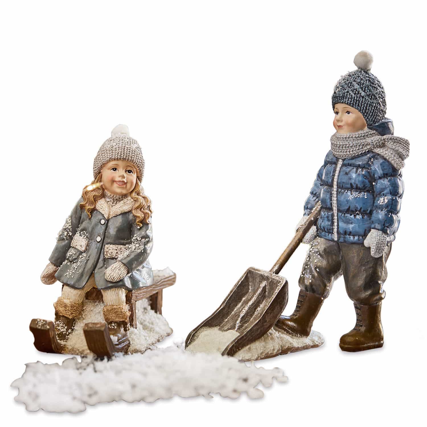 Coppia di statuine Arue