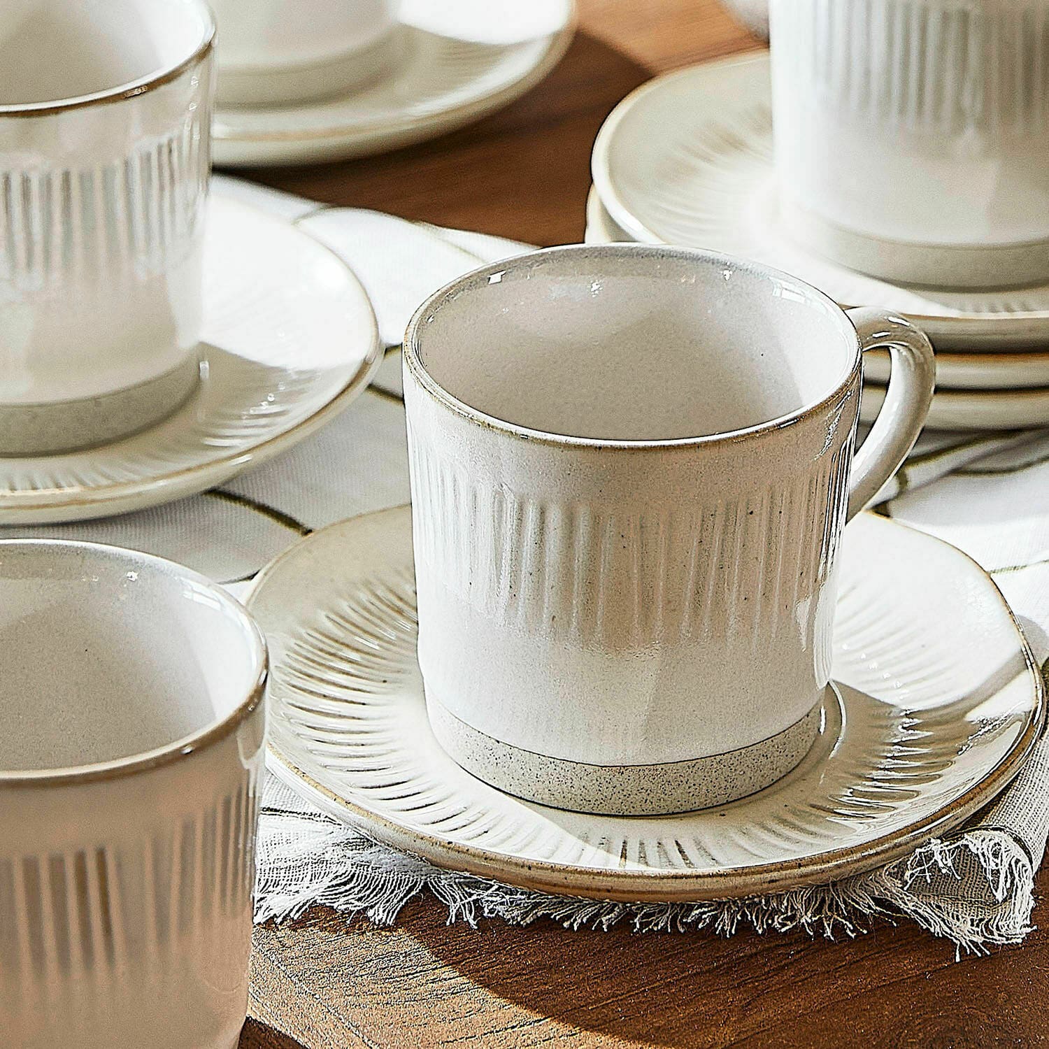 Set di 6 tazze con piattino Périers