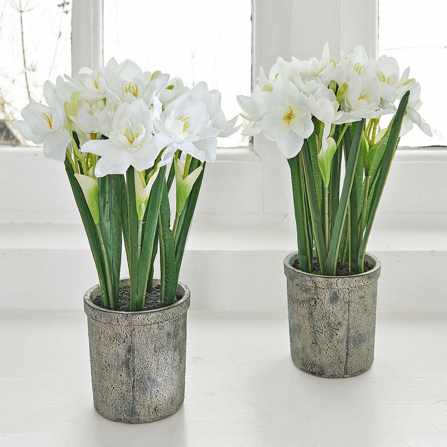 Coppia di fiori decorativi Soralen