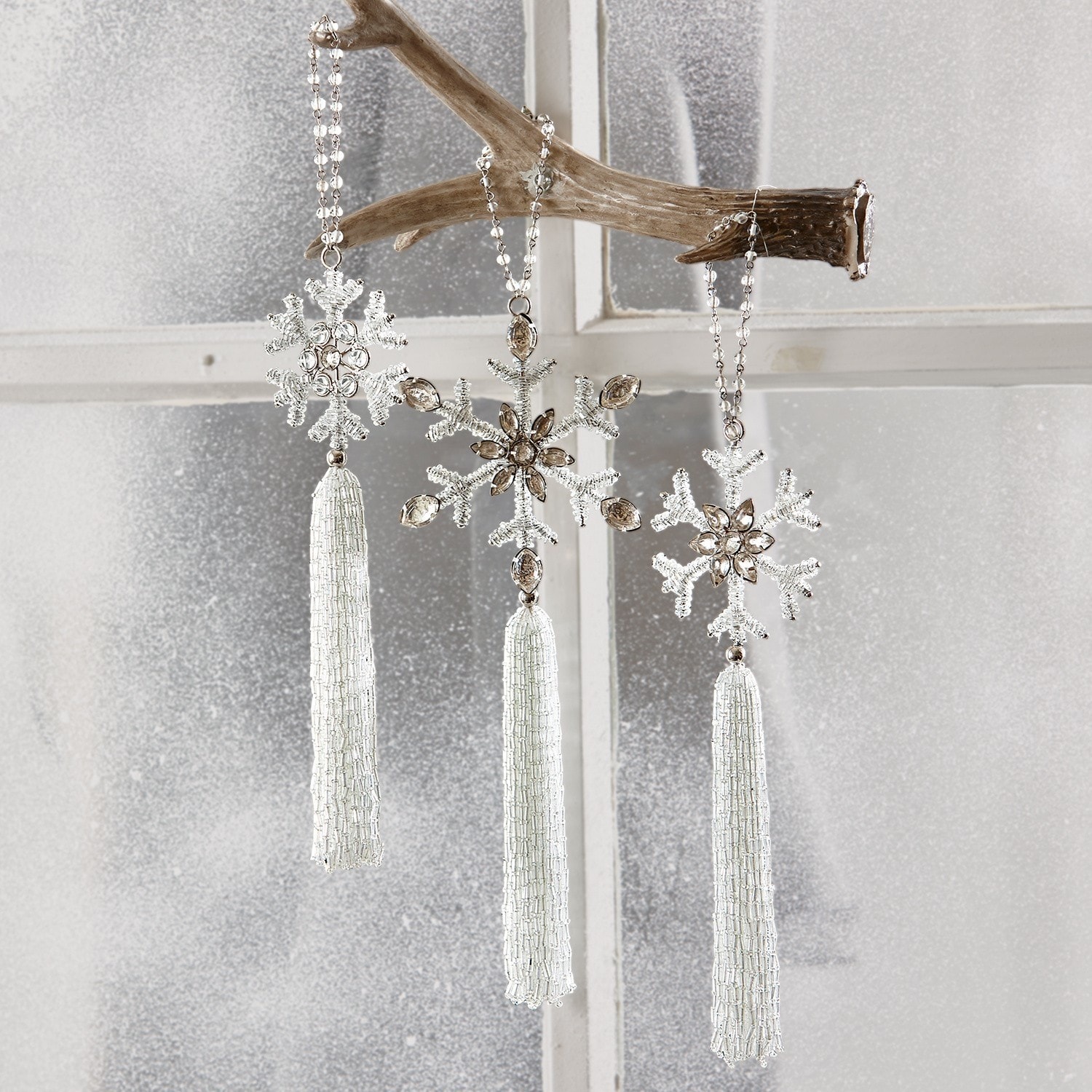 Set di 3 decorazioni natalizie Marilou