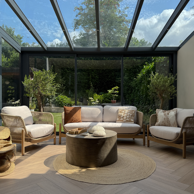 Un giardino invernale da sogno