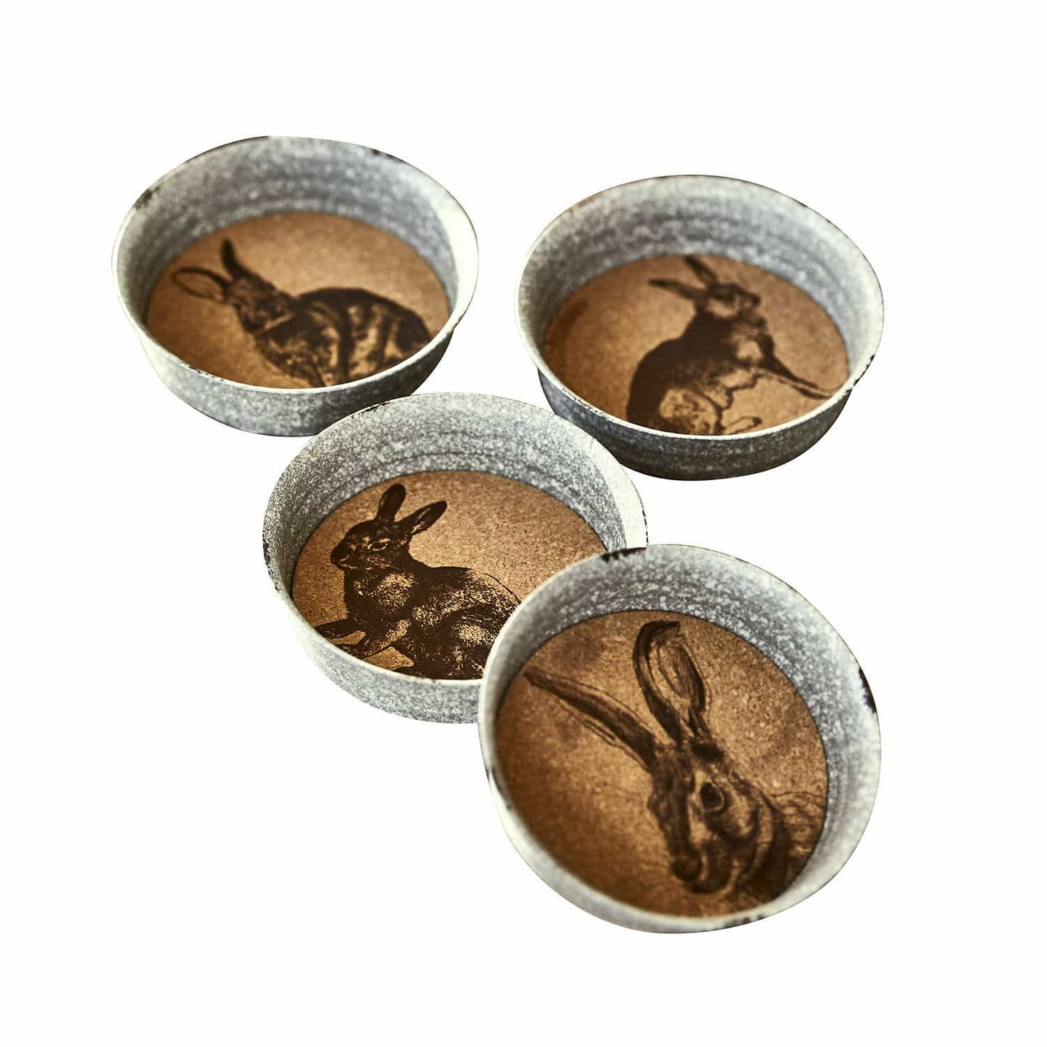 Set di 4 sottobicchieri Tilly