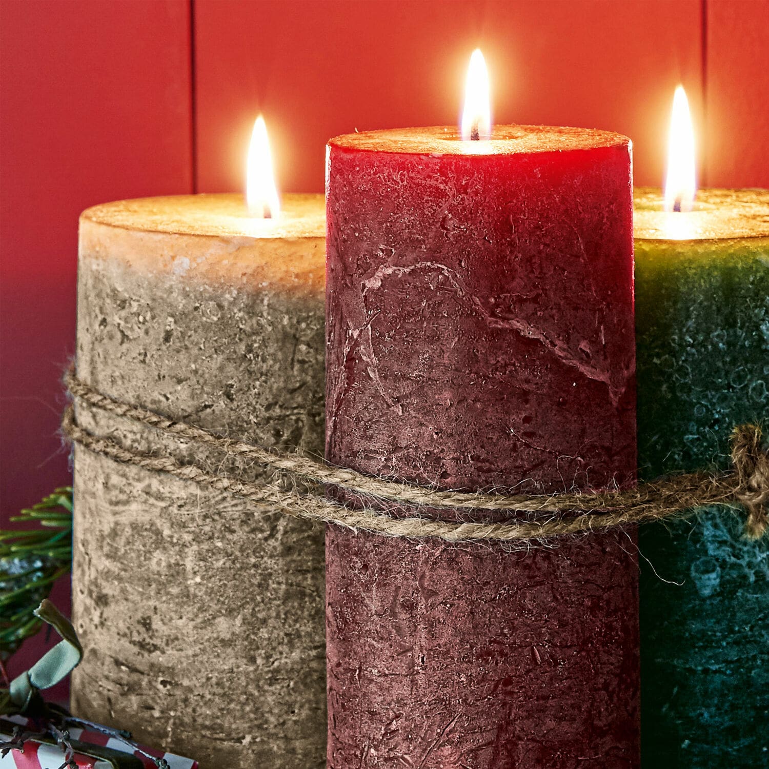 Set di 3 candele Salis