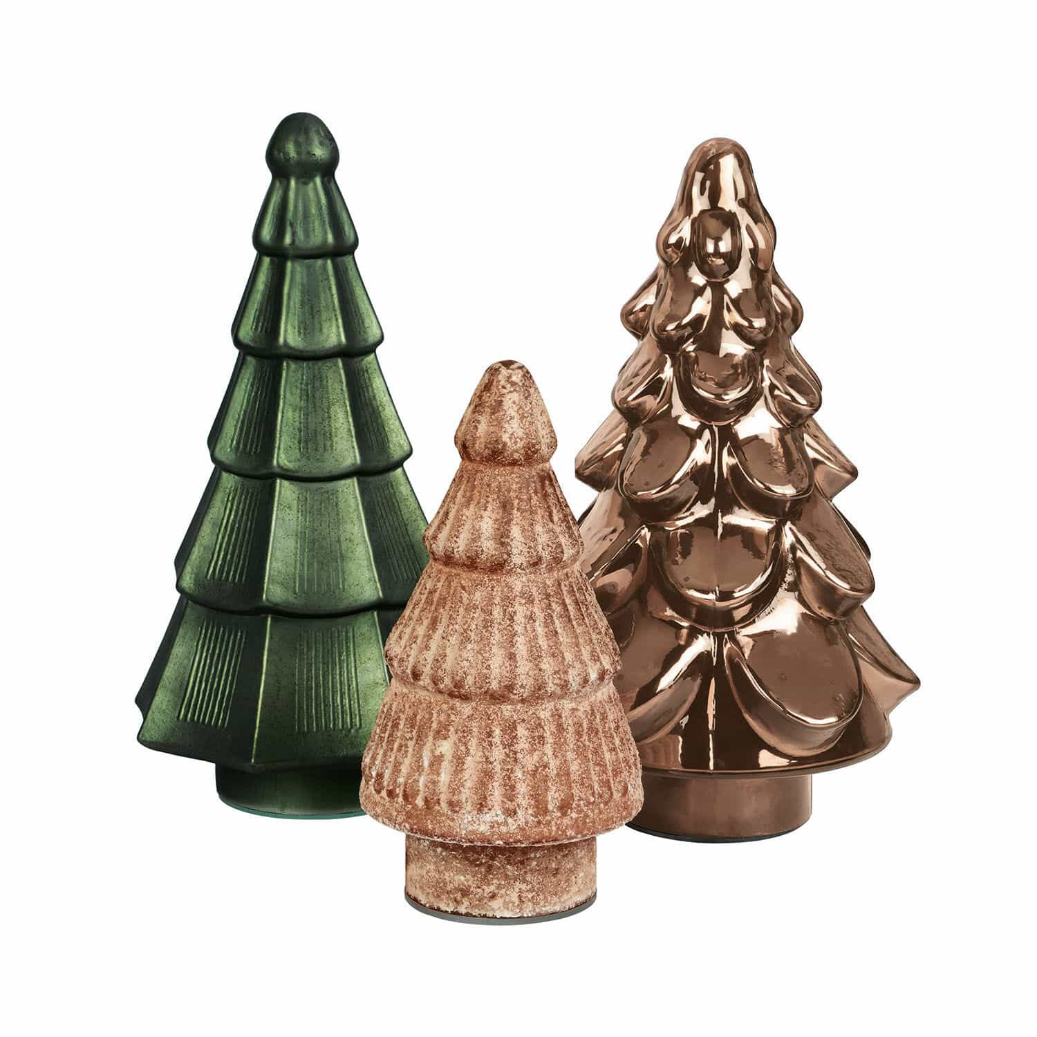 Set di 3 alberelli decorativi Cheyenne