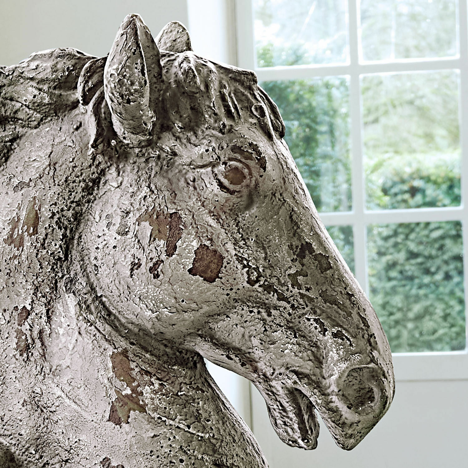 Busto di cavallo decorativo Ghenire