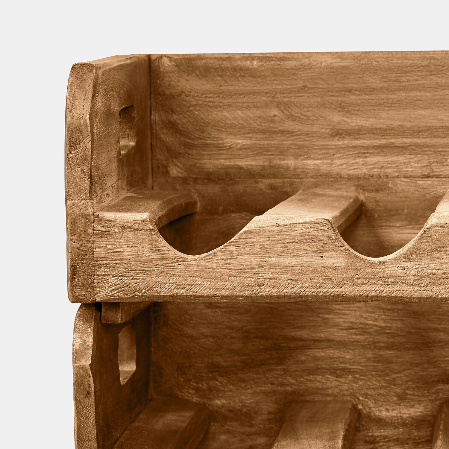 Coppia di portabottiglie Crestwooden