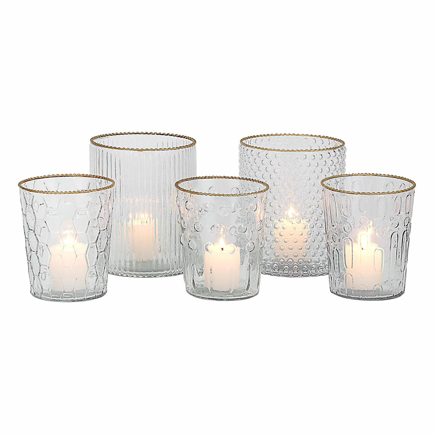 Set di 5 portalumini Rosienne
