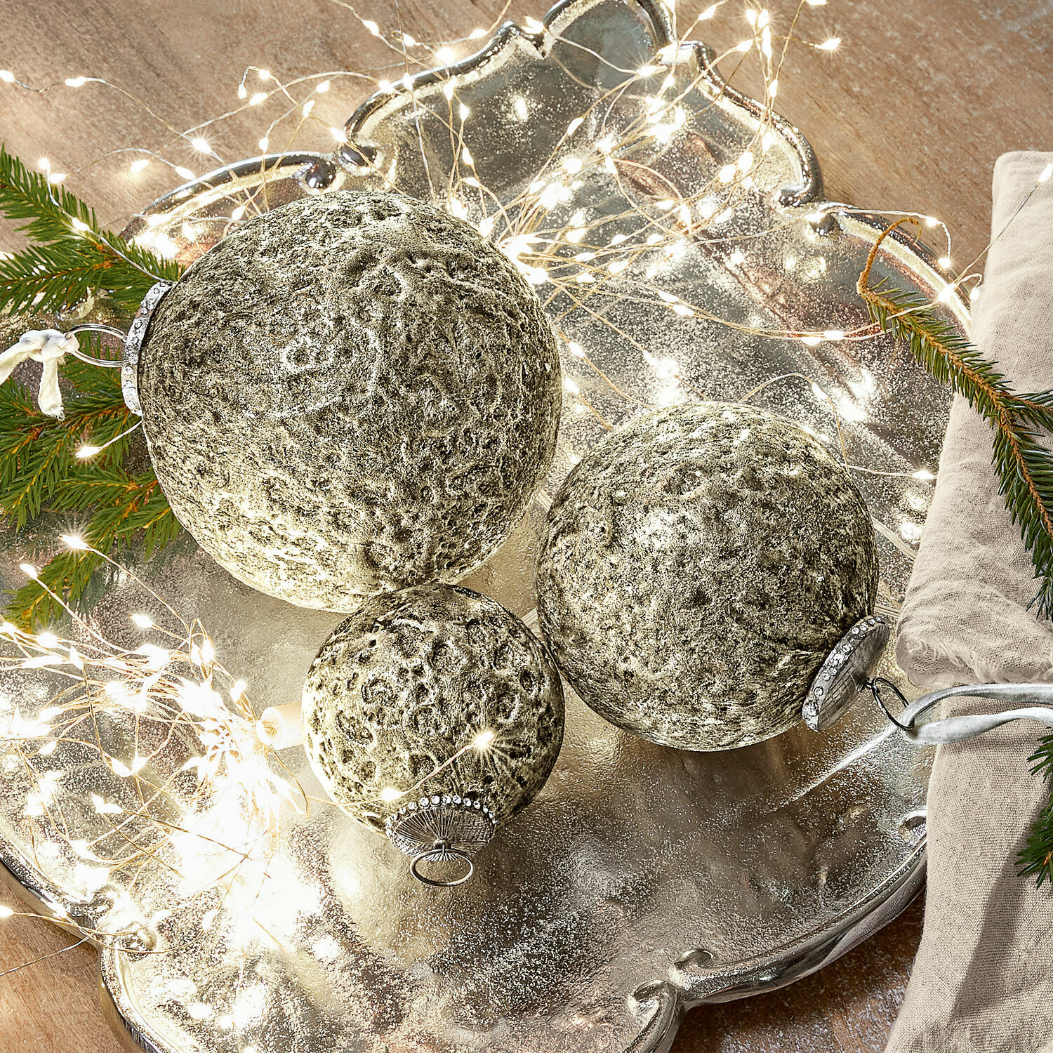 Set di 3 decorazioni natalizie Fautea