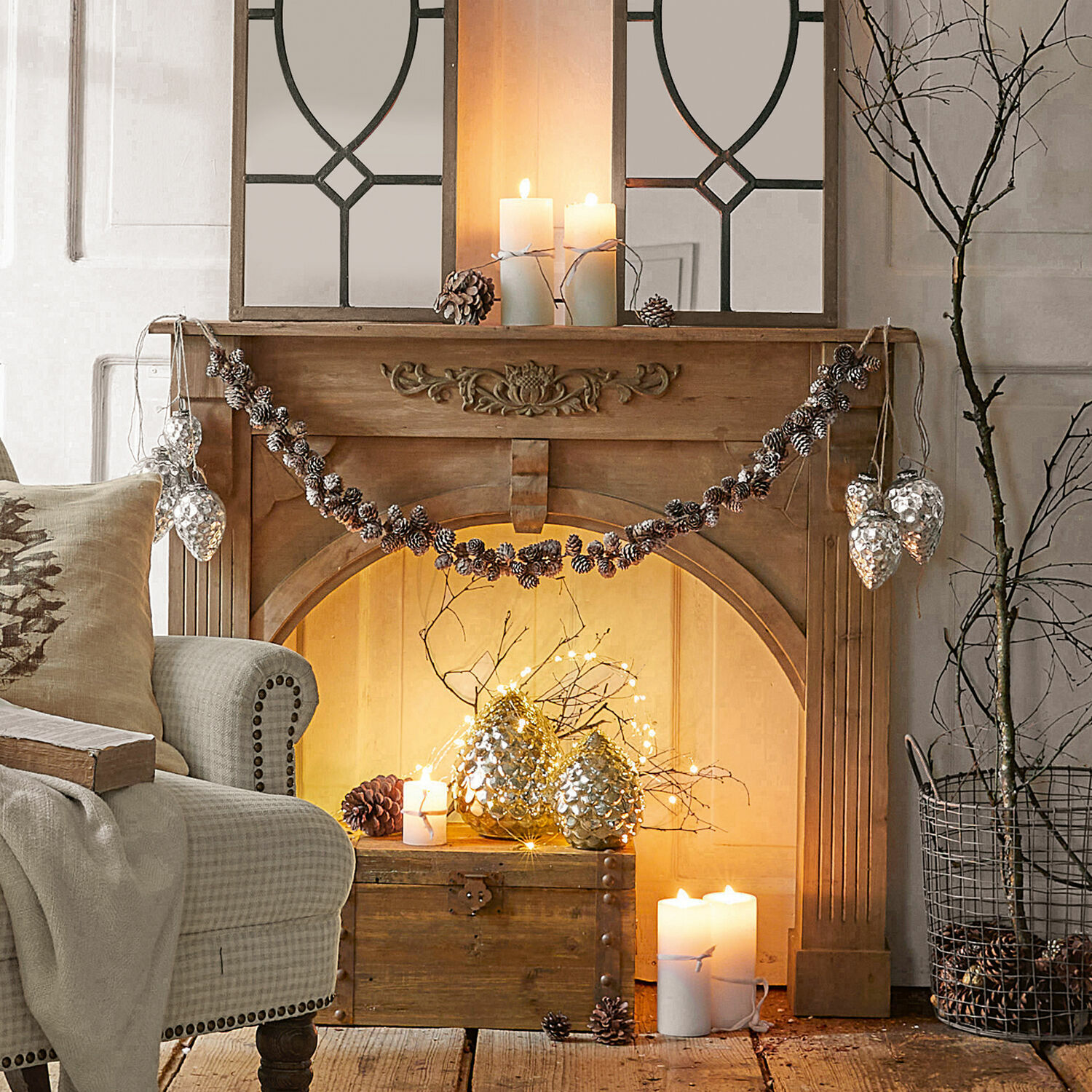 Set di 6 decorazioni natalizie Colin