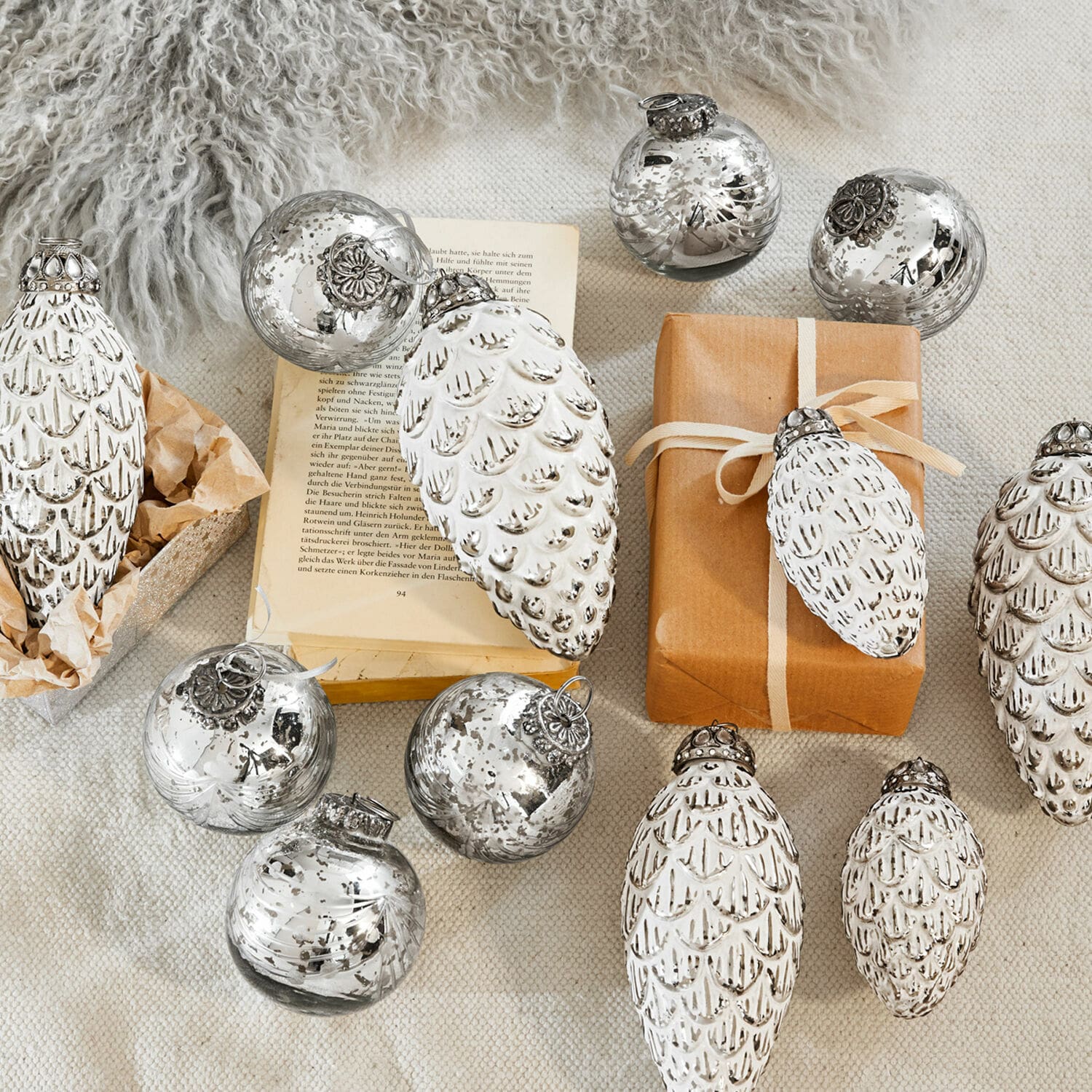 Set di 6 decorazioni natalizie Thorens