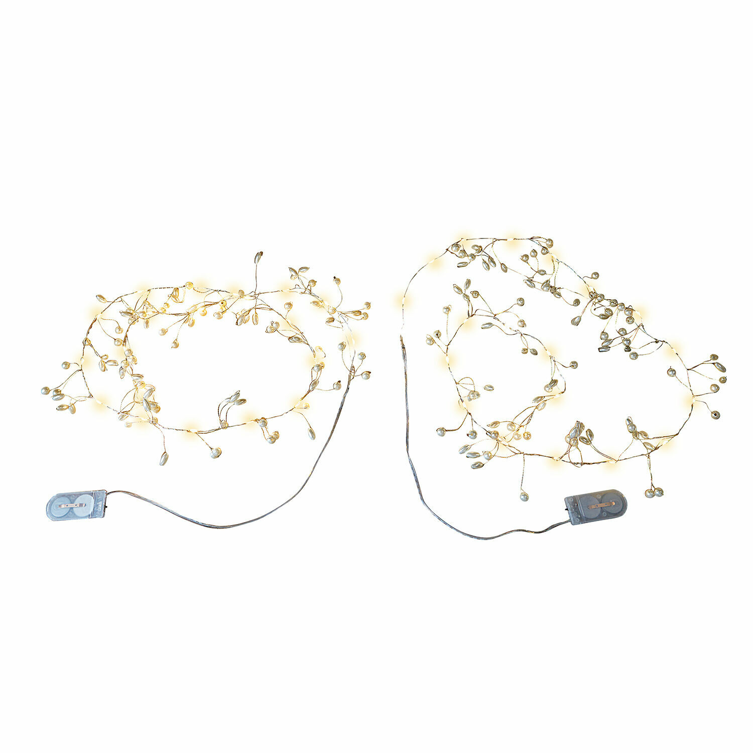 Coppia di catene luminose Drivale Delicata catena luminosa LED con rami decorativi a luce calda per decorazioni interne e festive