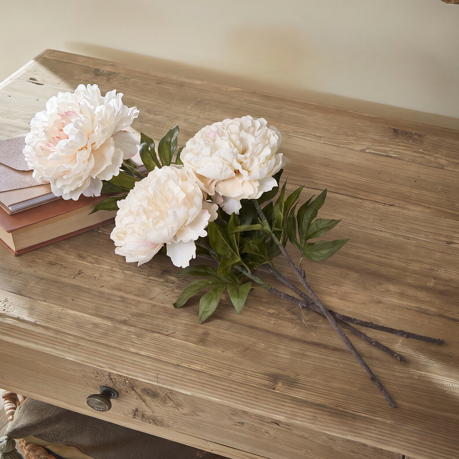 Set di 3 peonie decorative Néravelle