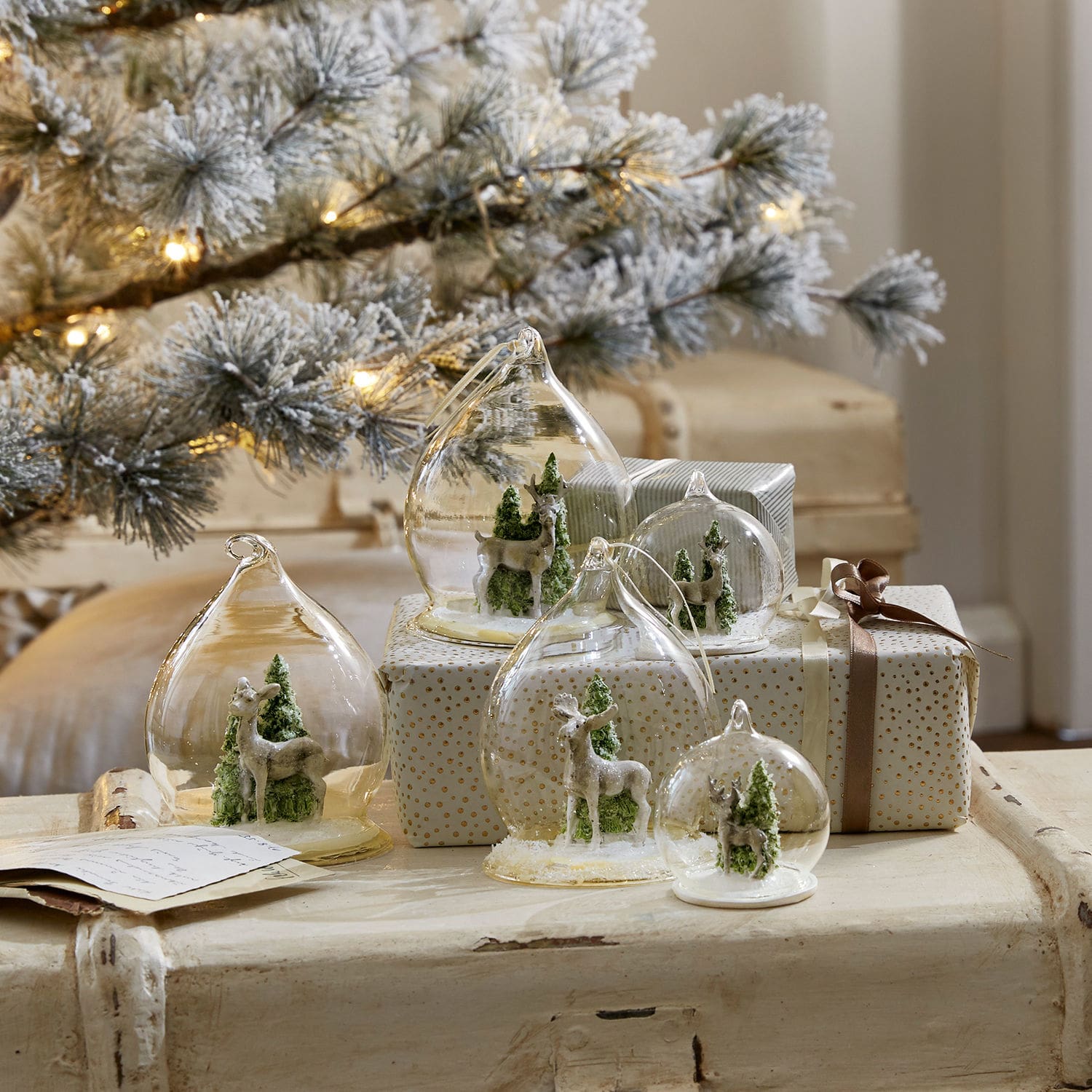 Set di 5 decorazioni natalizie Winterforest