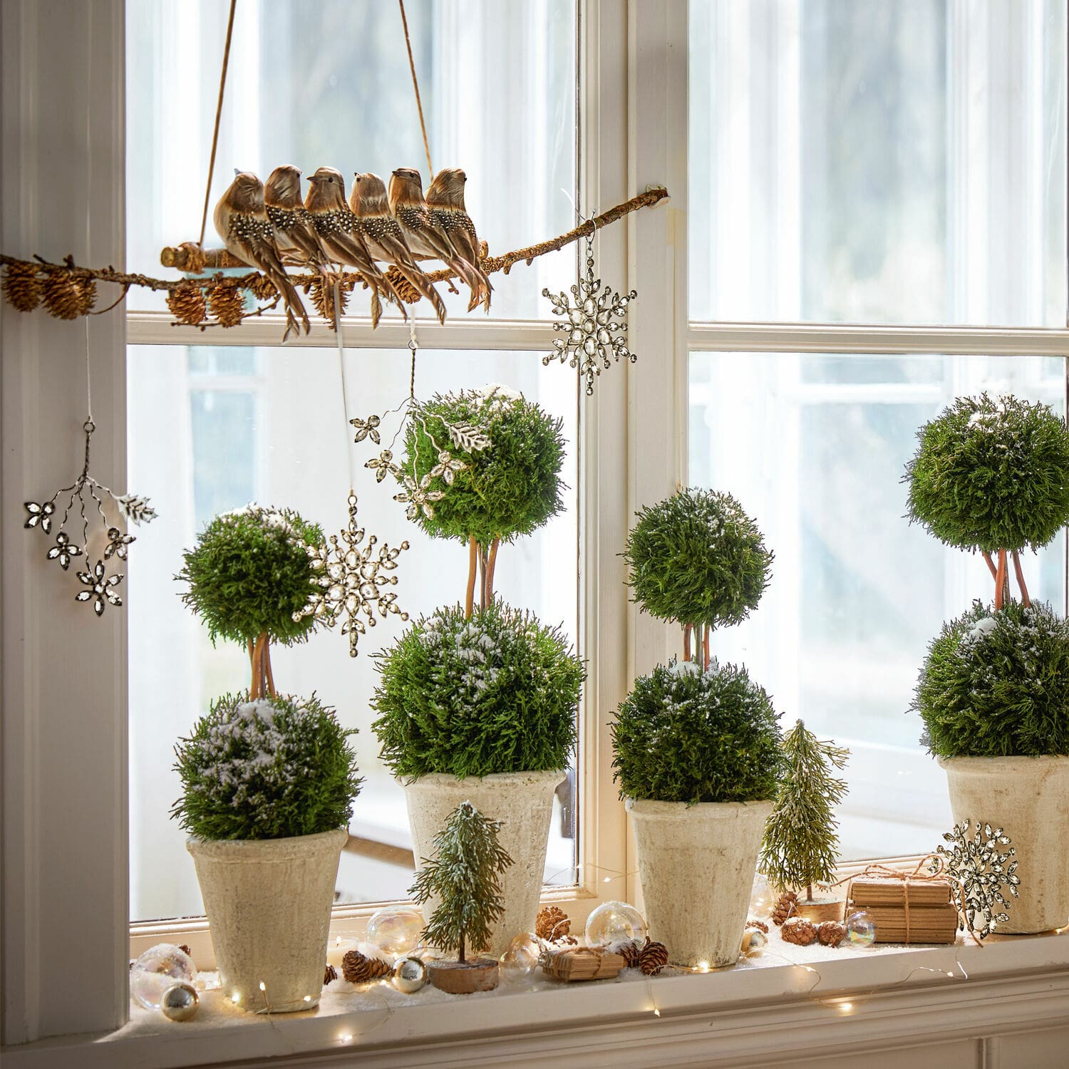 Set di 6 decorazioni natalizie Allegan