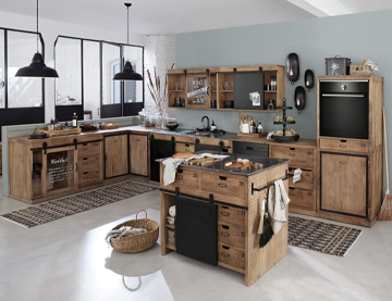 Cucina da sogno in stile industriale