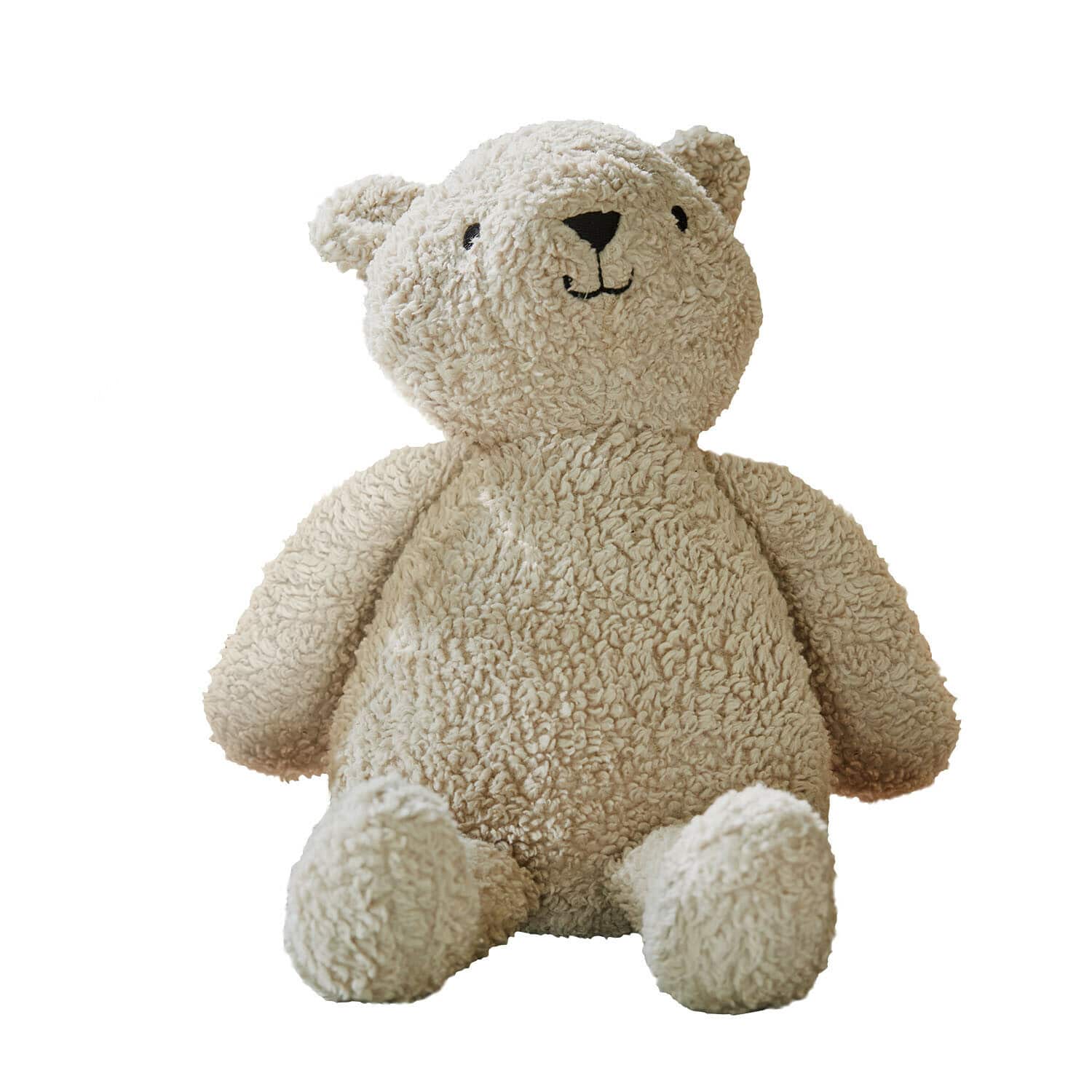 Peluche Fuffino Orso di peluche morbido color crema, giocattolo per bambini e decorazione per la cameretta