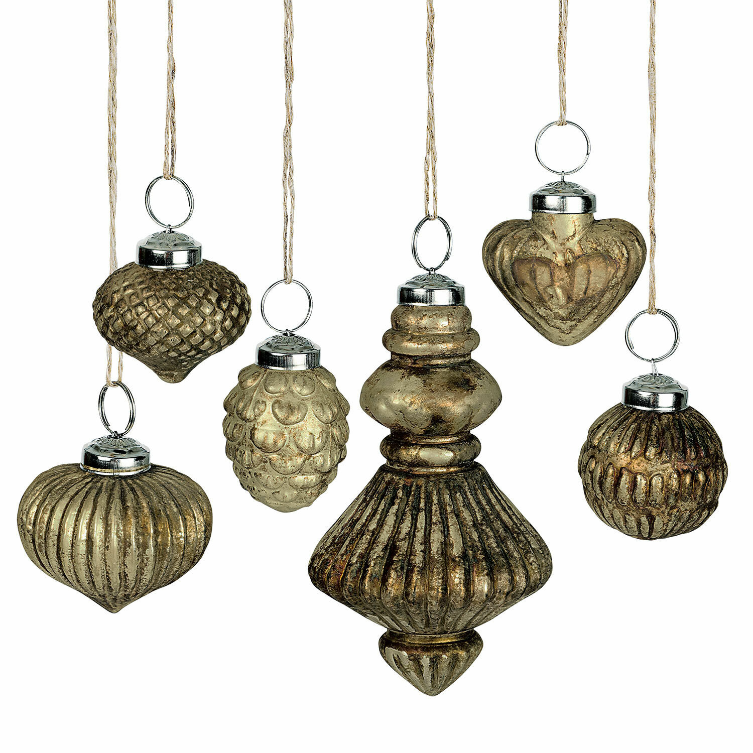 Set di 6 decorazioni natalizie Ménoire