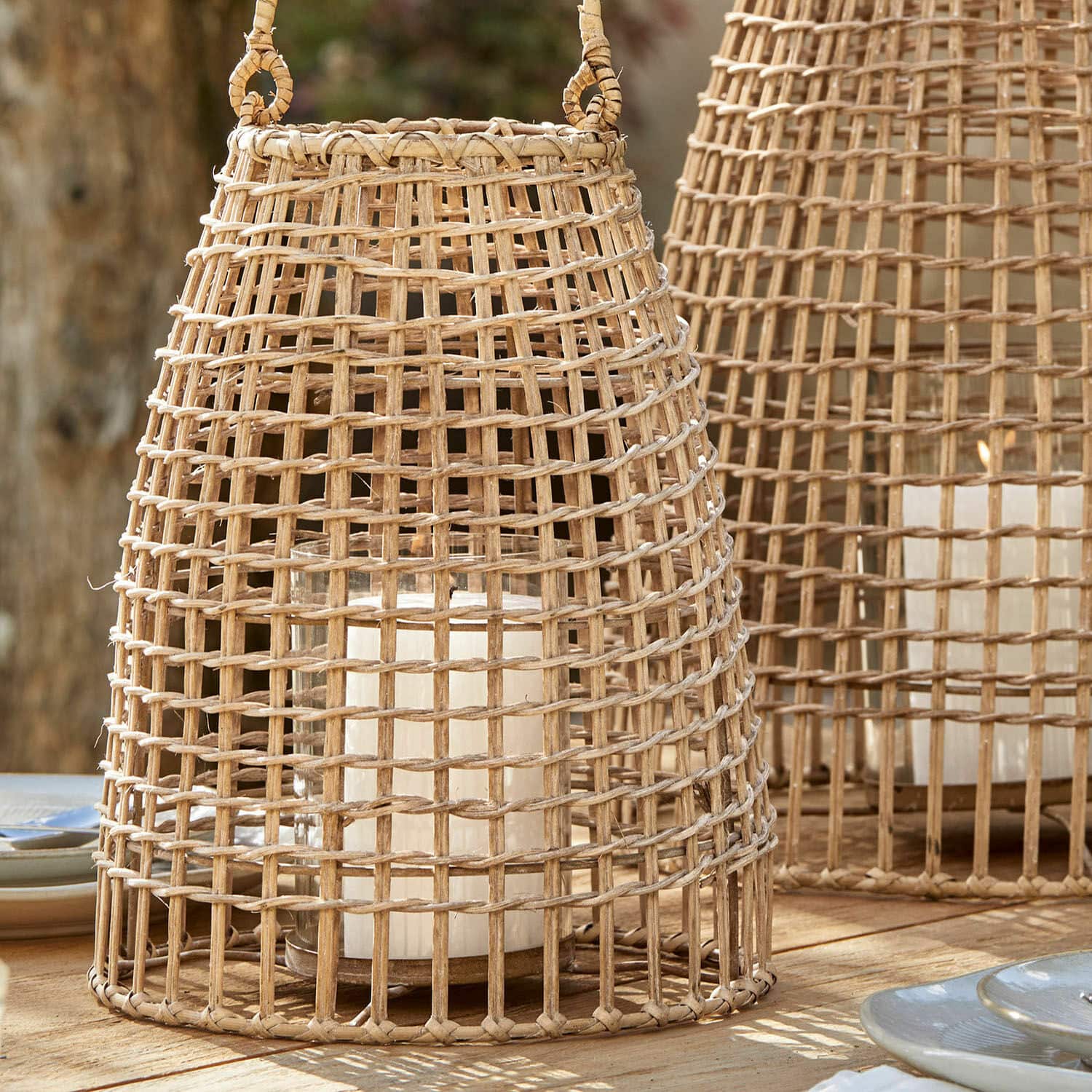 Coppia di lanterne Hillendale