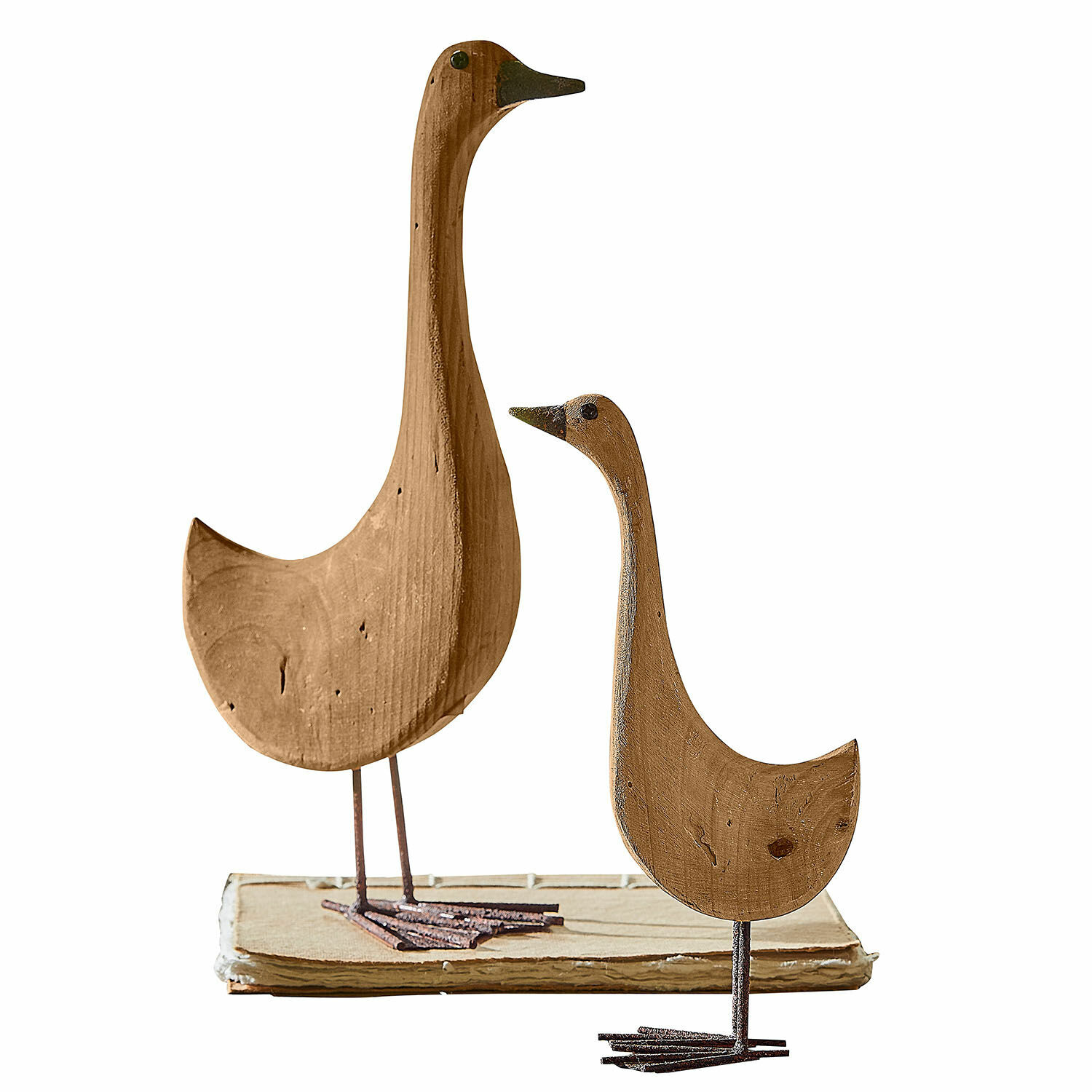 Coppia di oche decorative Amiraz