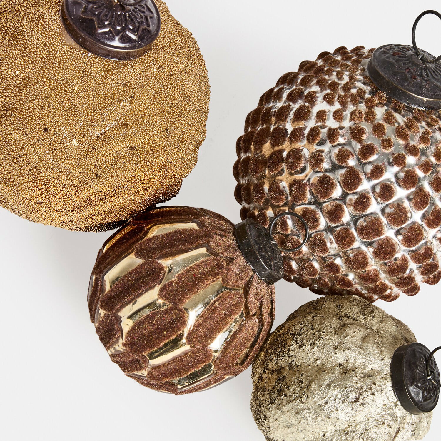 Set di 4 palline di Natale Tamarun