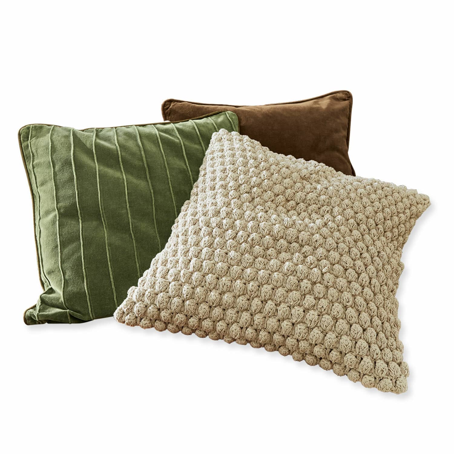 Set di 3 copricuscini Maratha