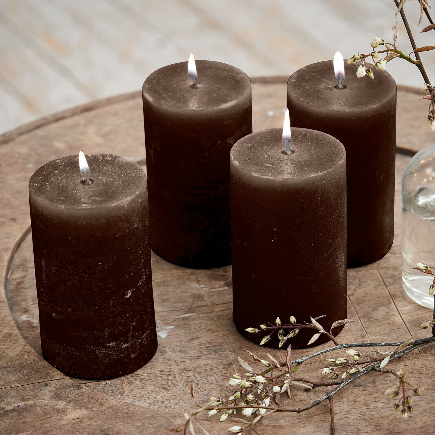 Set di 4 candele Braga