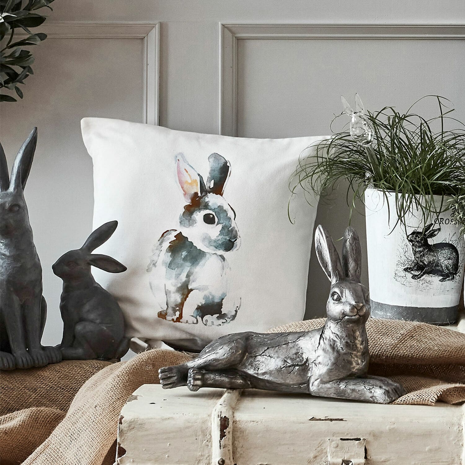 Copricuscino Rabbit