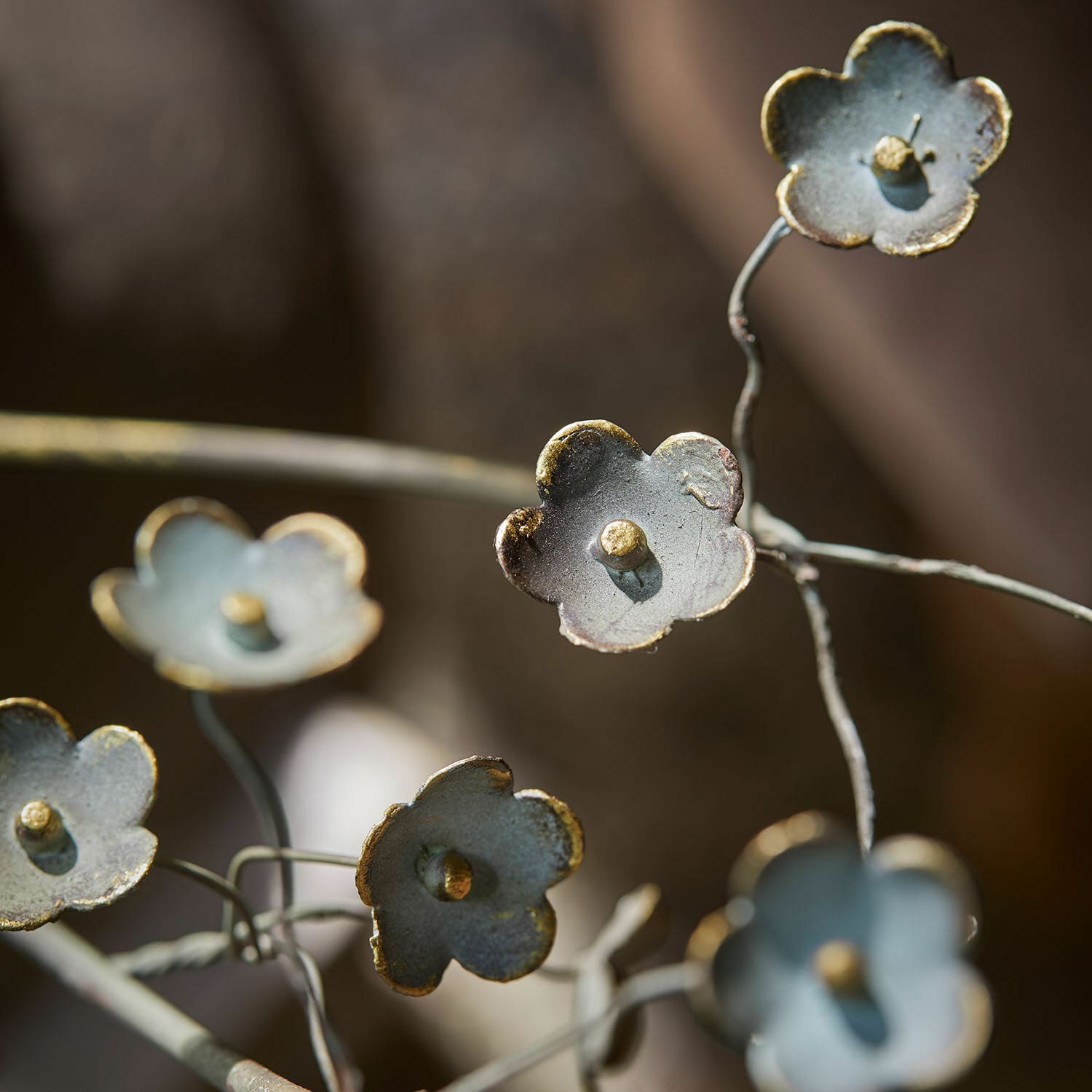 Coppia di fiori decorativi Basmirah