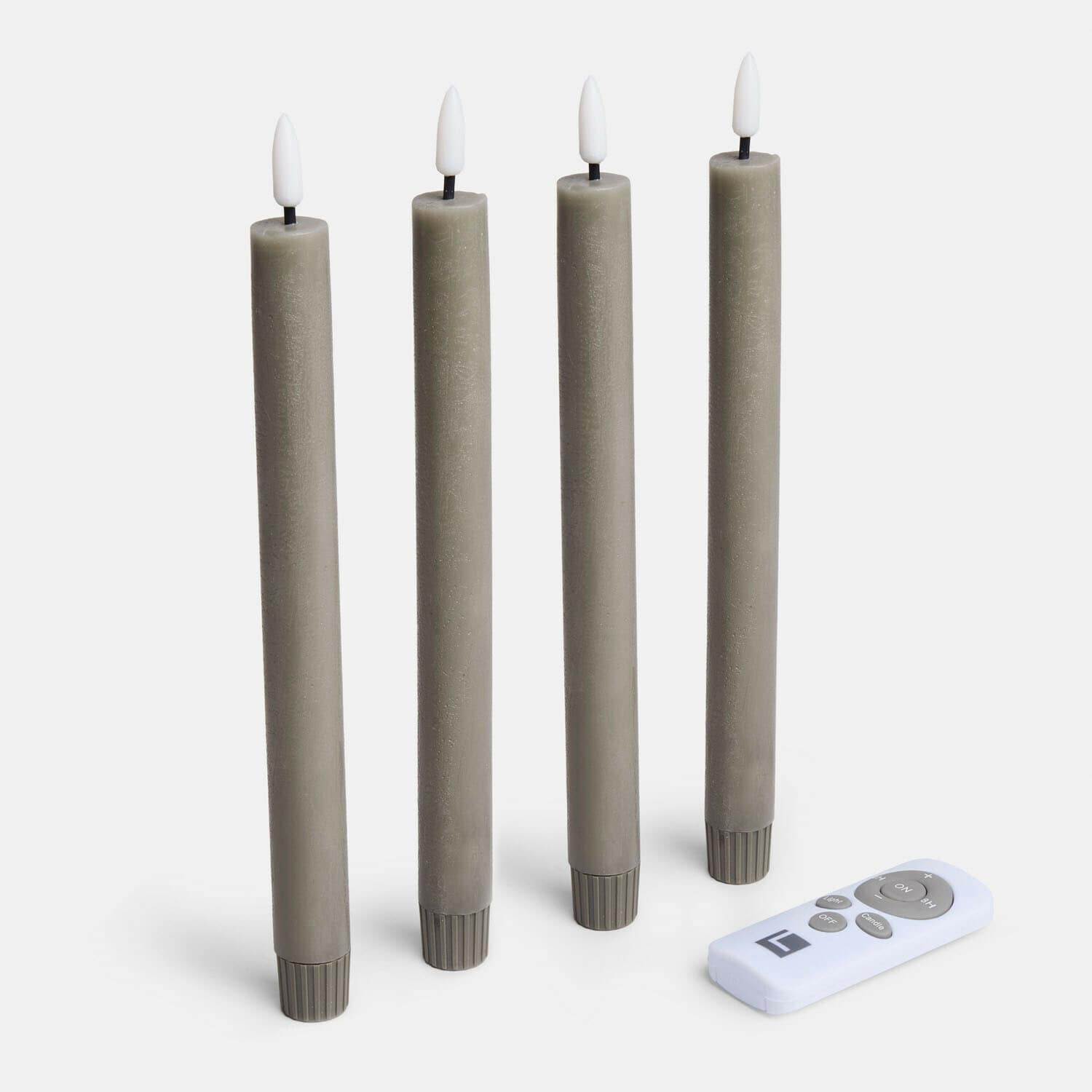 Set di 4 candele lunghe a LED Eldsora Set di 4 candele lunghe a LED Eldsora