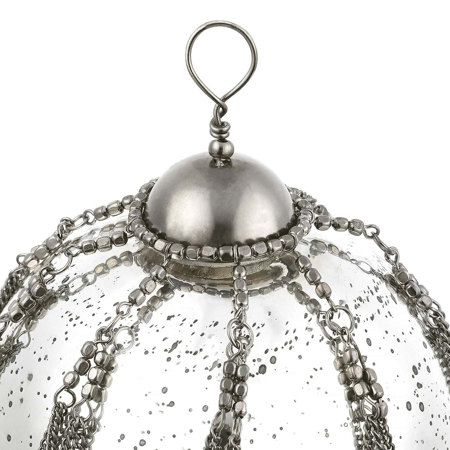 Set di 4 palline di Natale Parelle