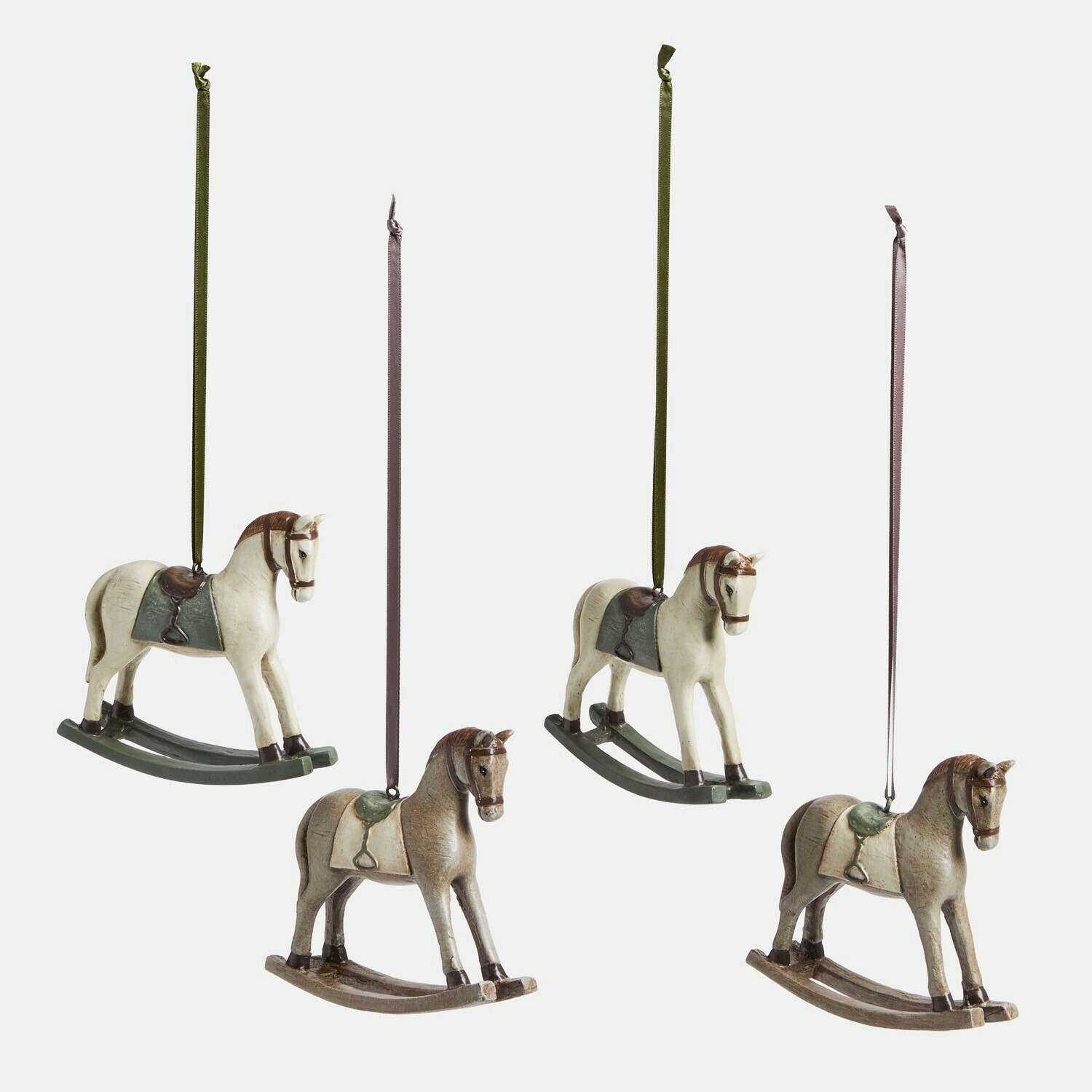 Set di 4 cavallini decorativi Cory